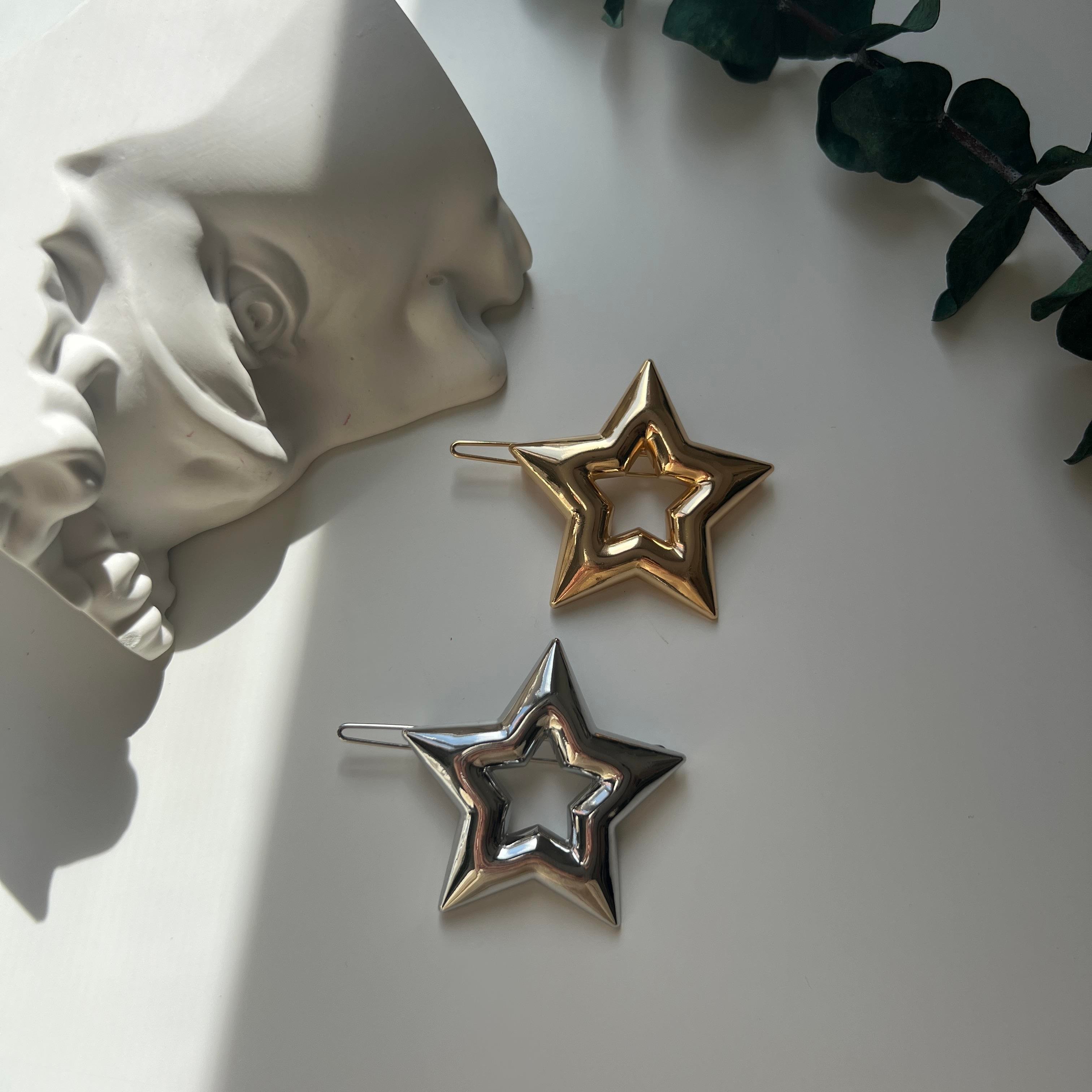 Silver Bombe Yıldız Toka