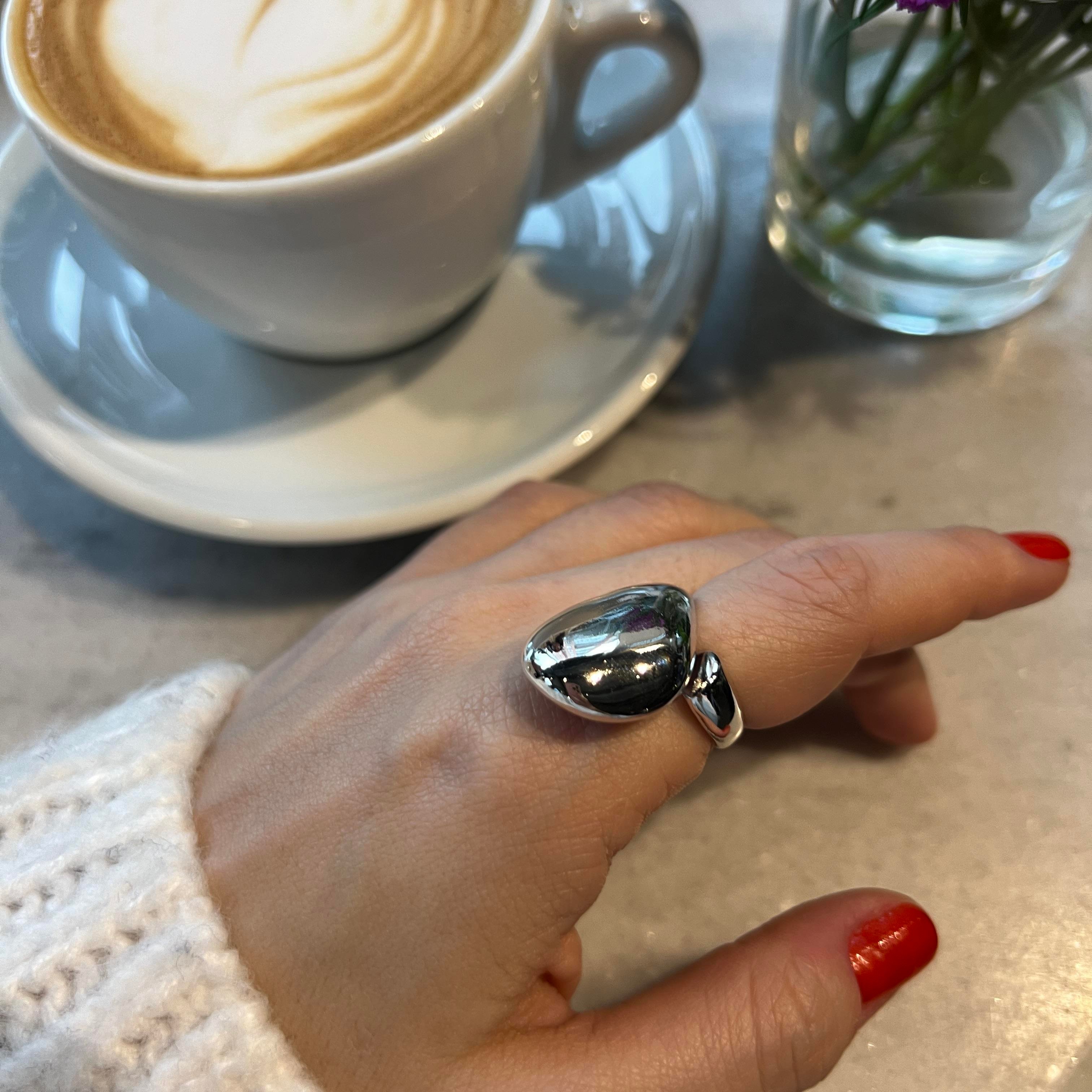 Silver Bombeli Yüzük