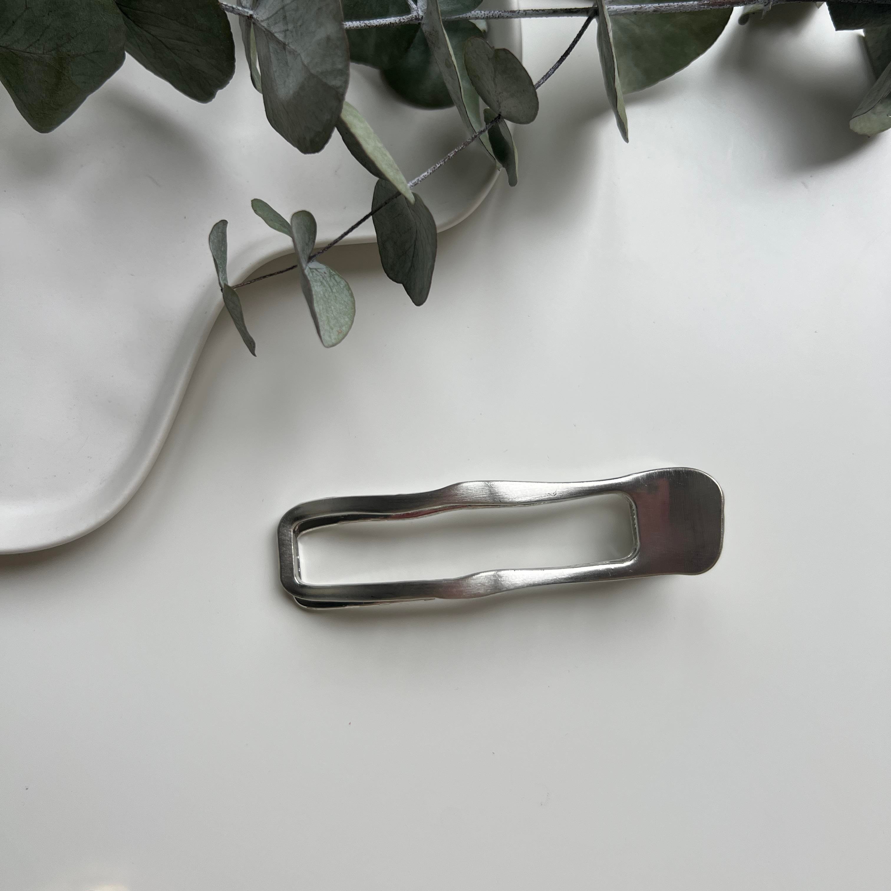 Silver Dalgalı Toka