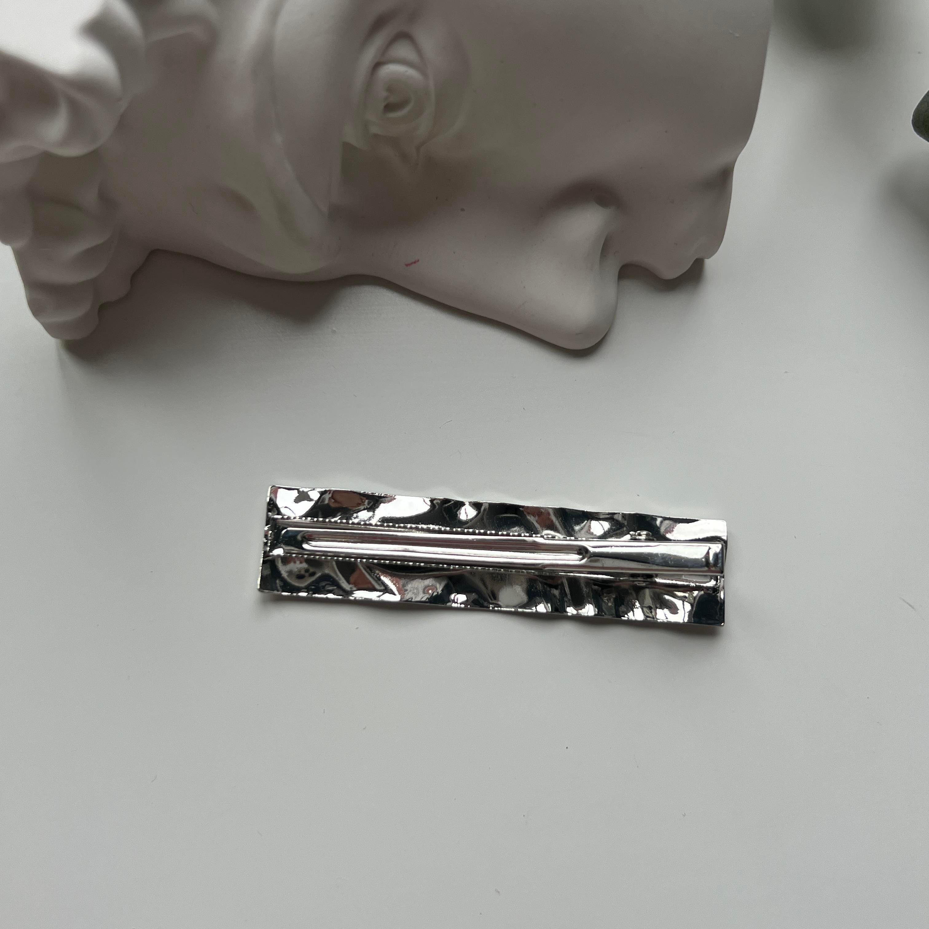 Silver Dalgalı Yan Toka