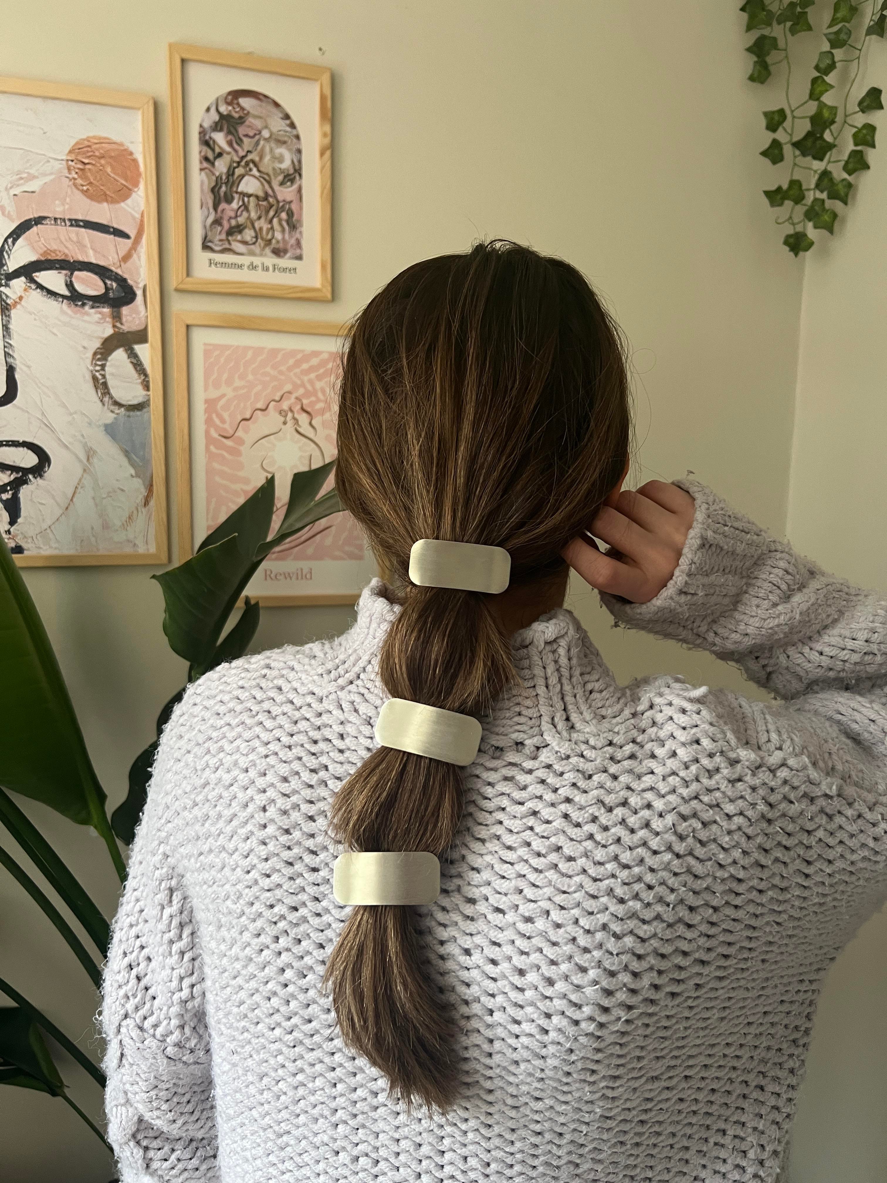 Silver Dikdörtgen Plaka Lastik Toka