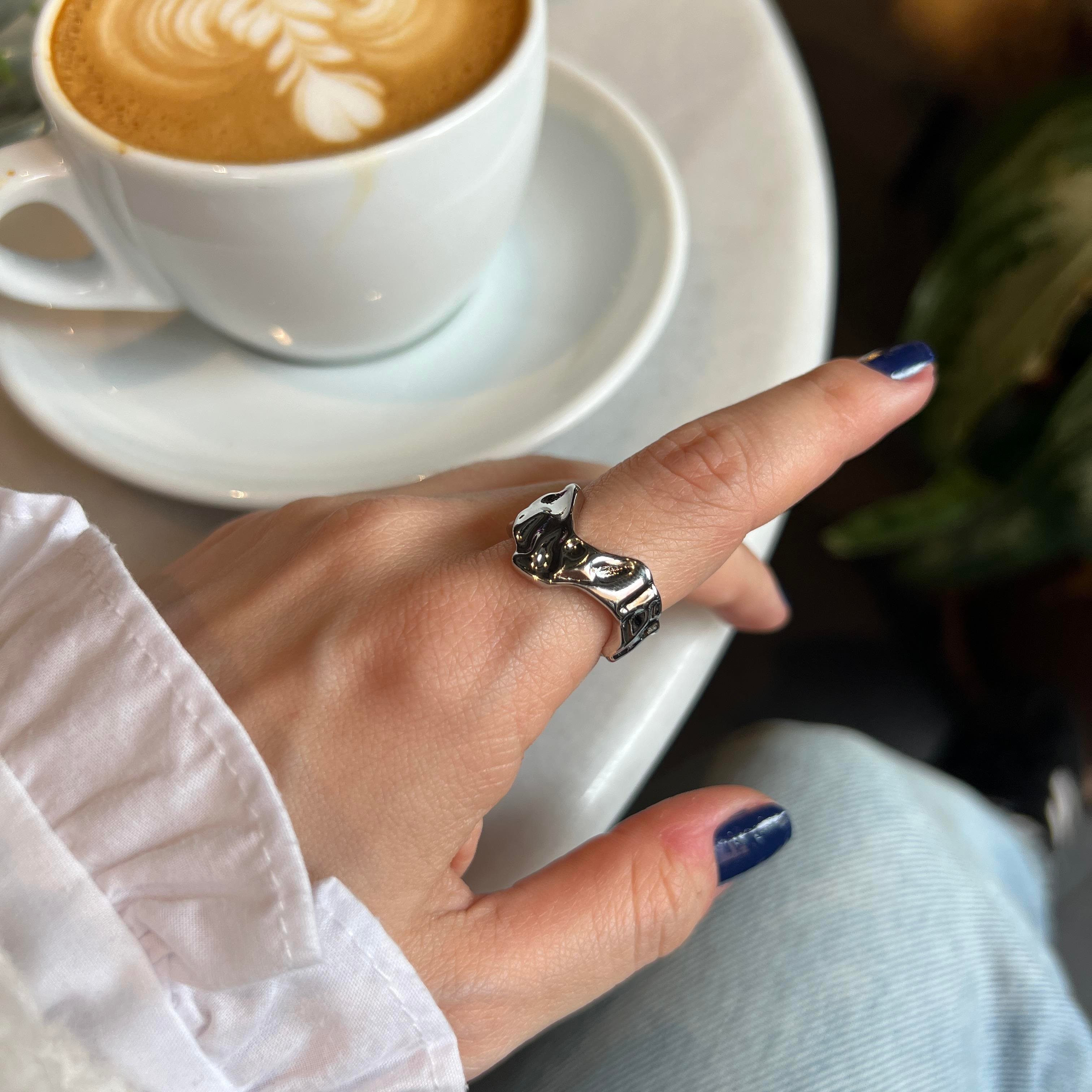 Silver Dövme Tasarım Yüzük