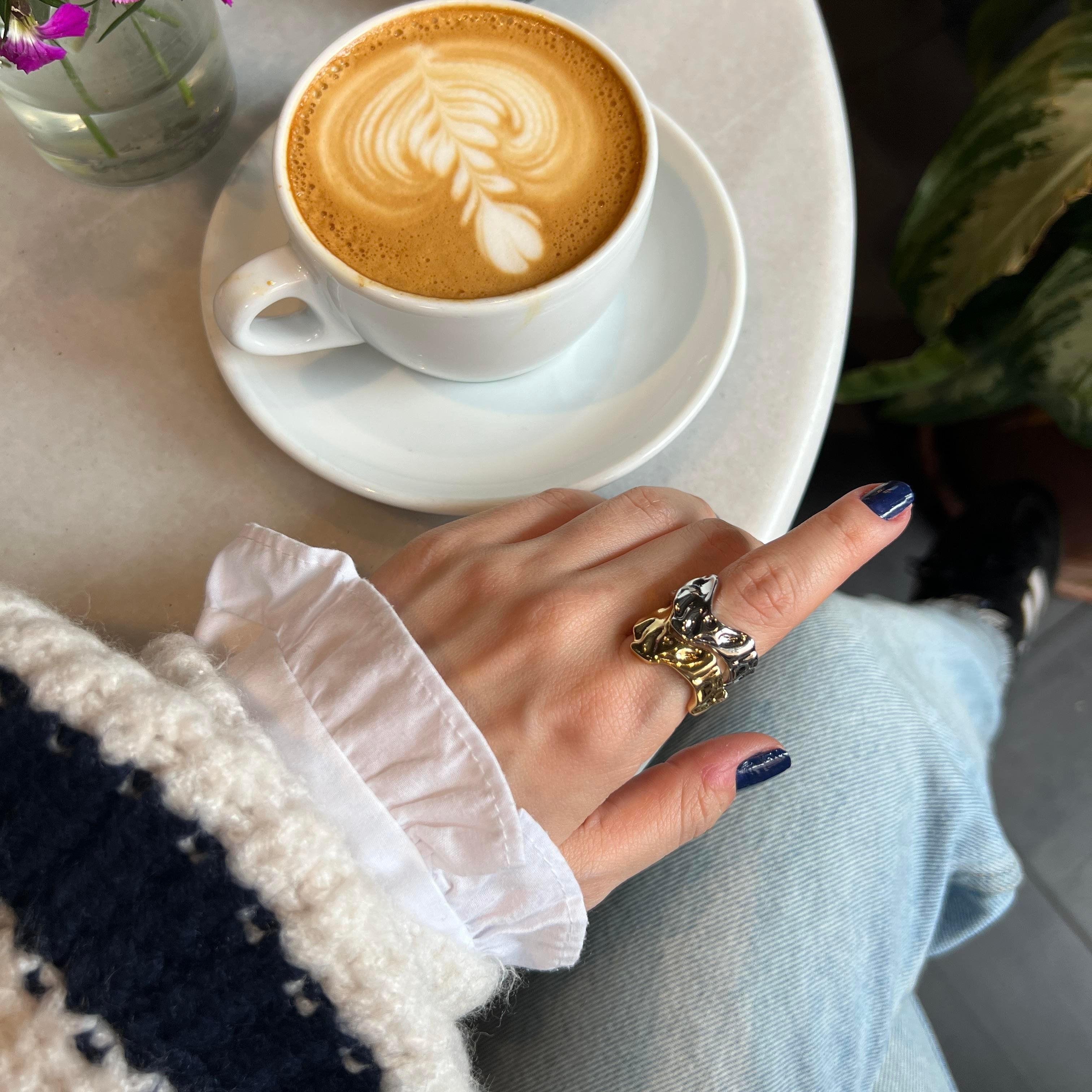 Silver Dövme Tasarım Yüzük