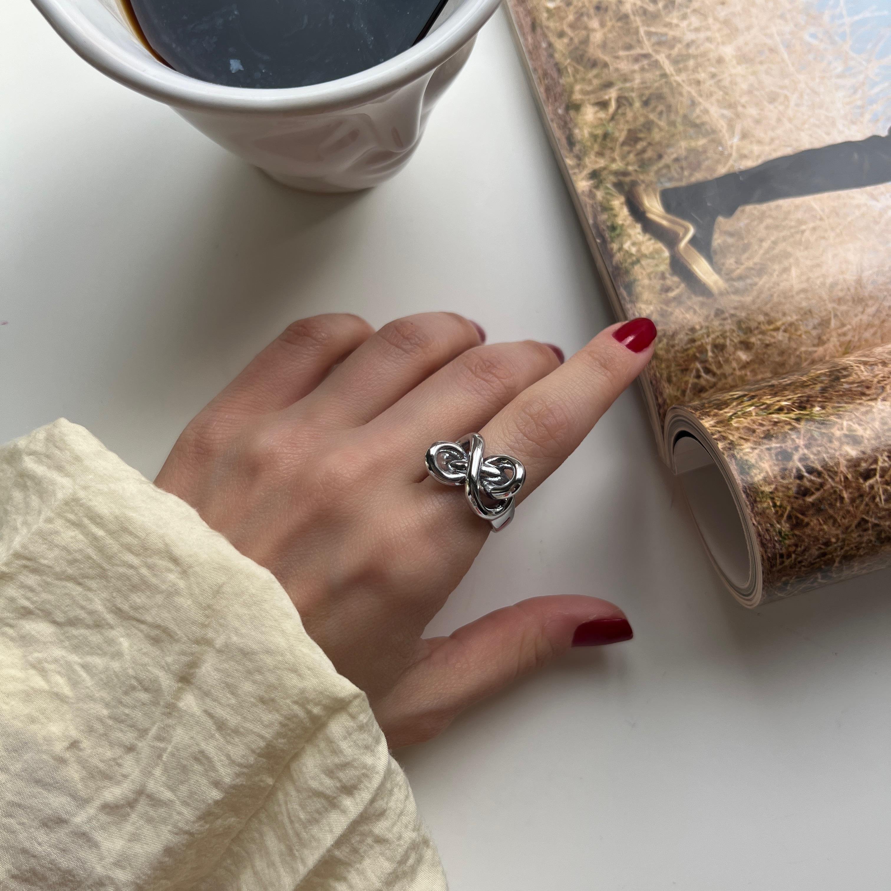 Silver Düğüm Sonsuzluk Yüzük