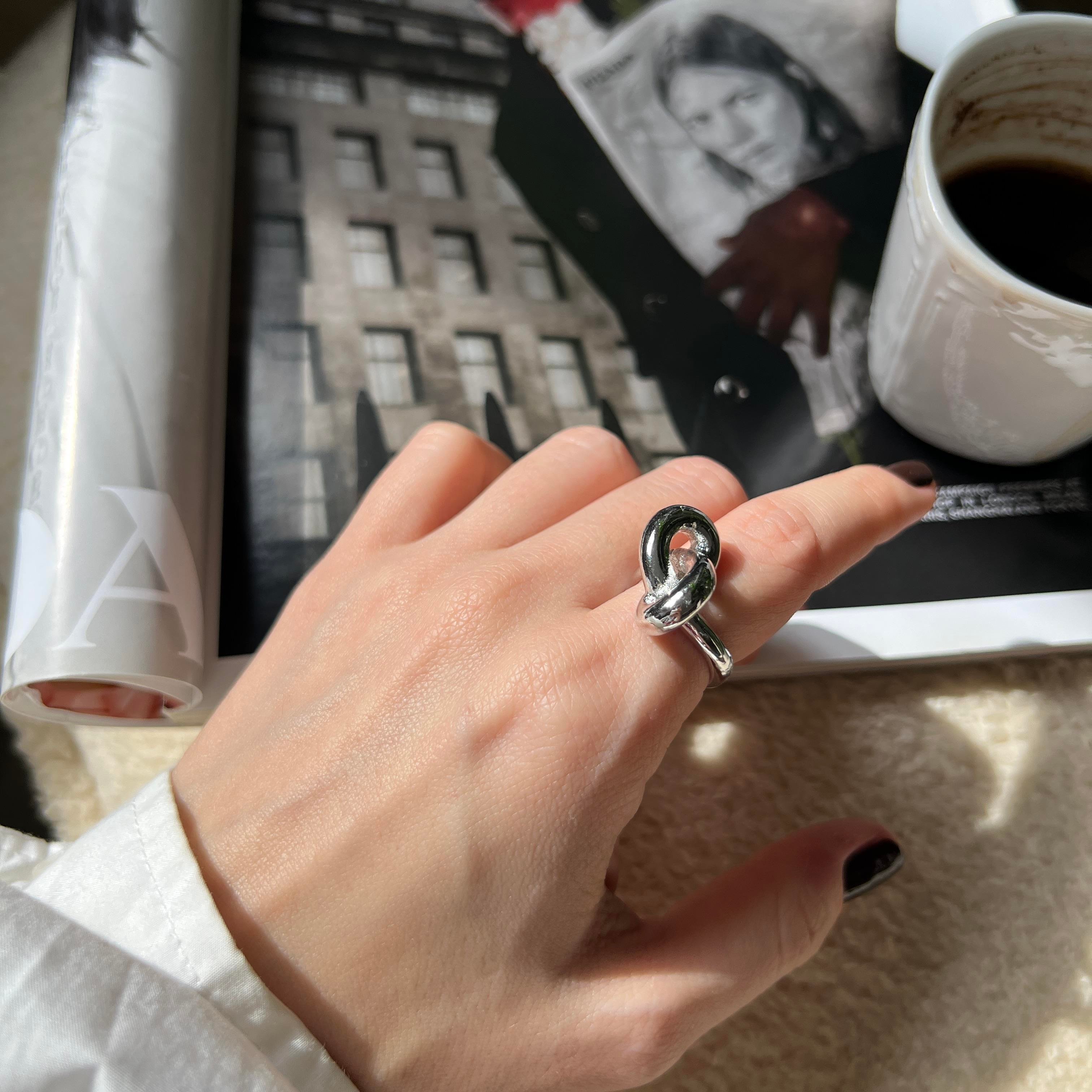 Silver Düğüm Yüzük