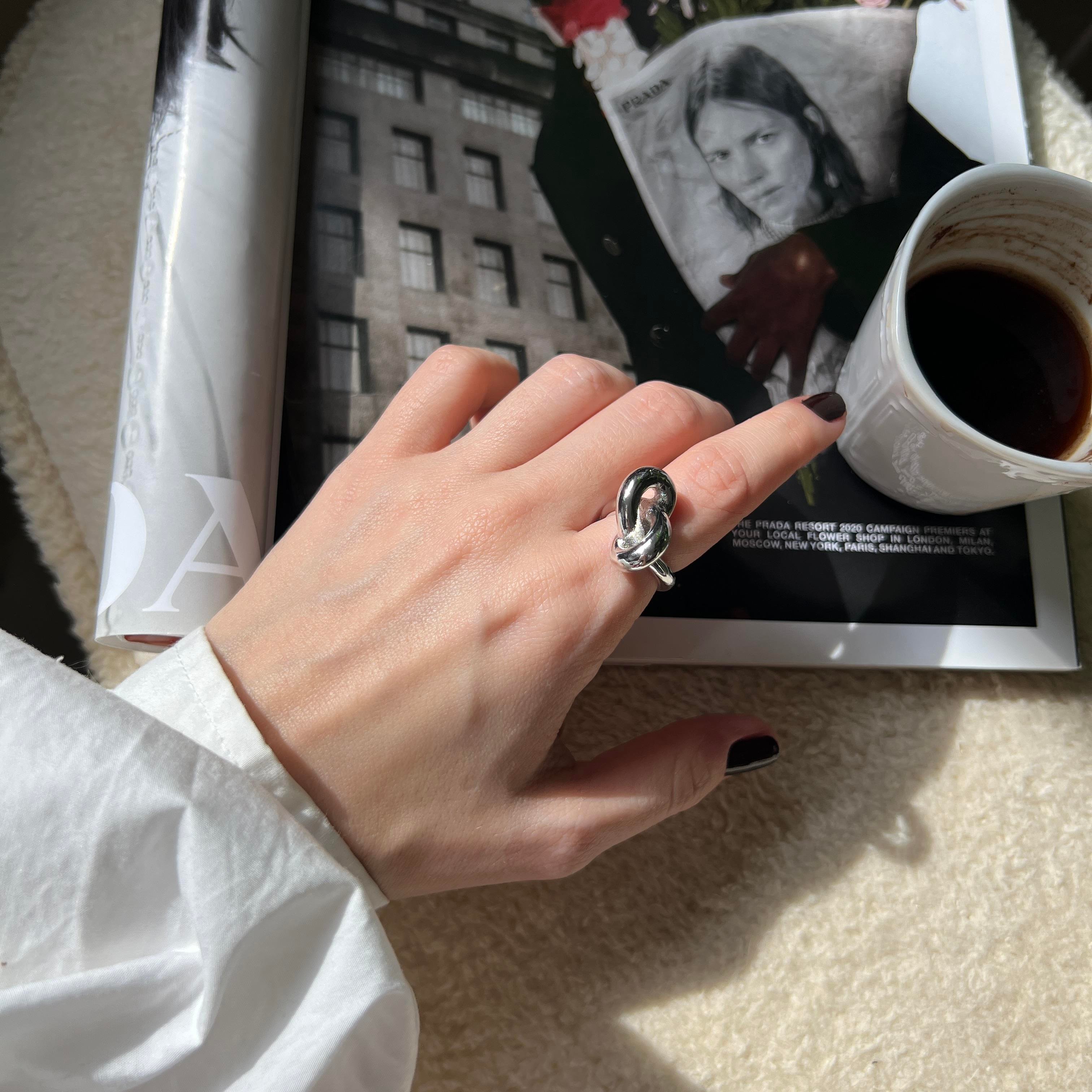 Silver Düğüm Yüzük