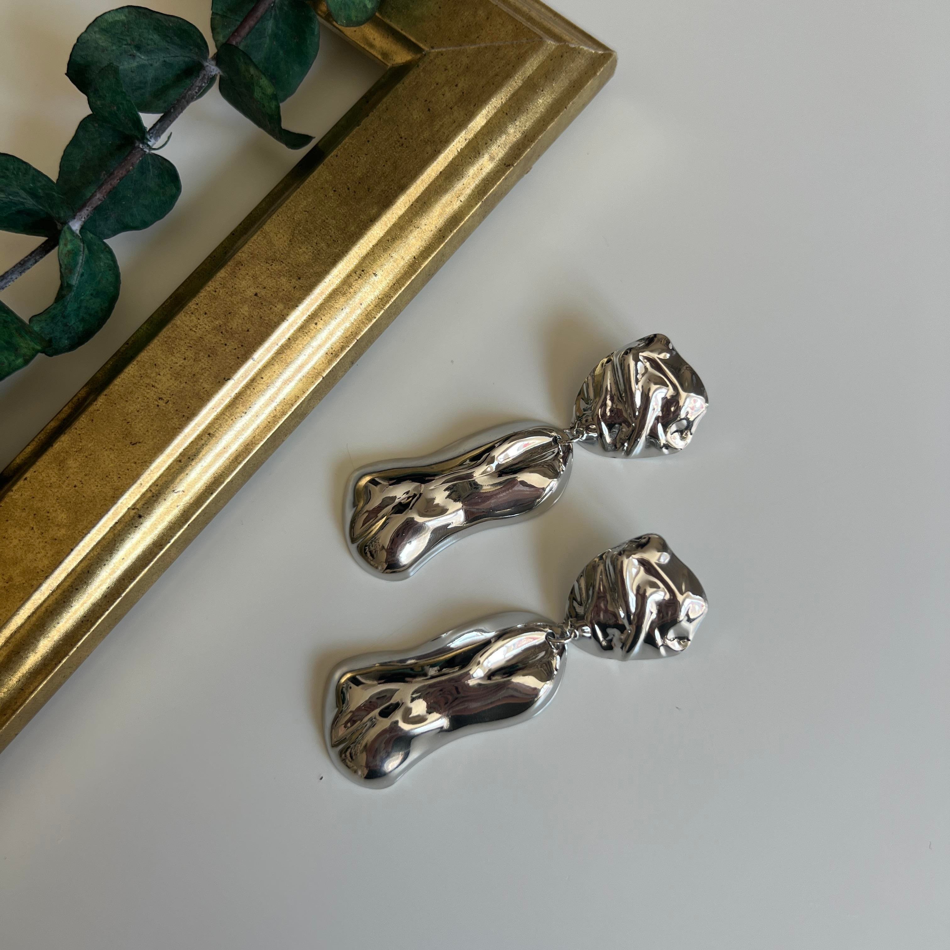 Silver Ezme Küpe