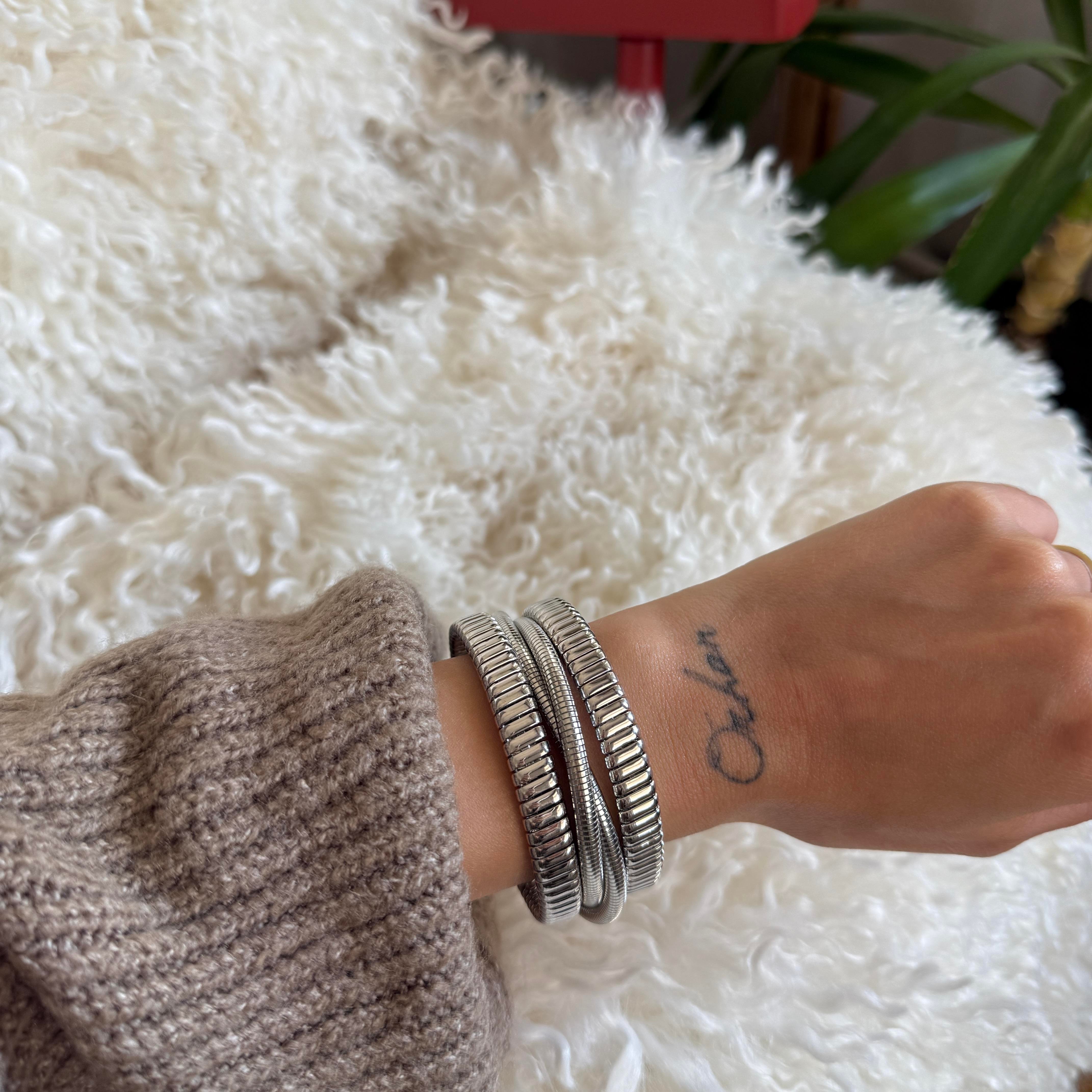 Silver Kalın Bileklik