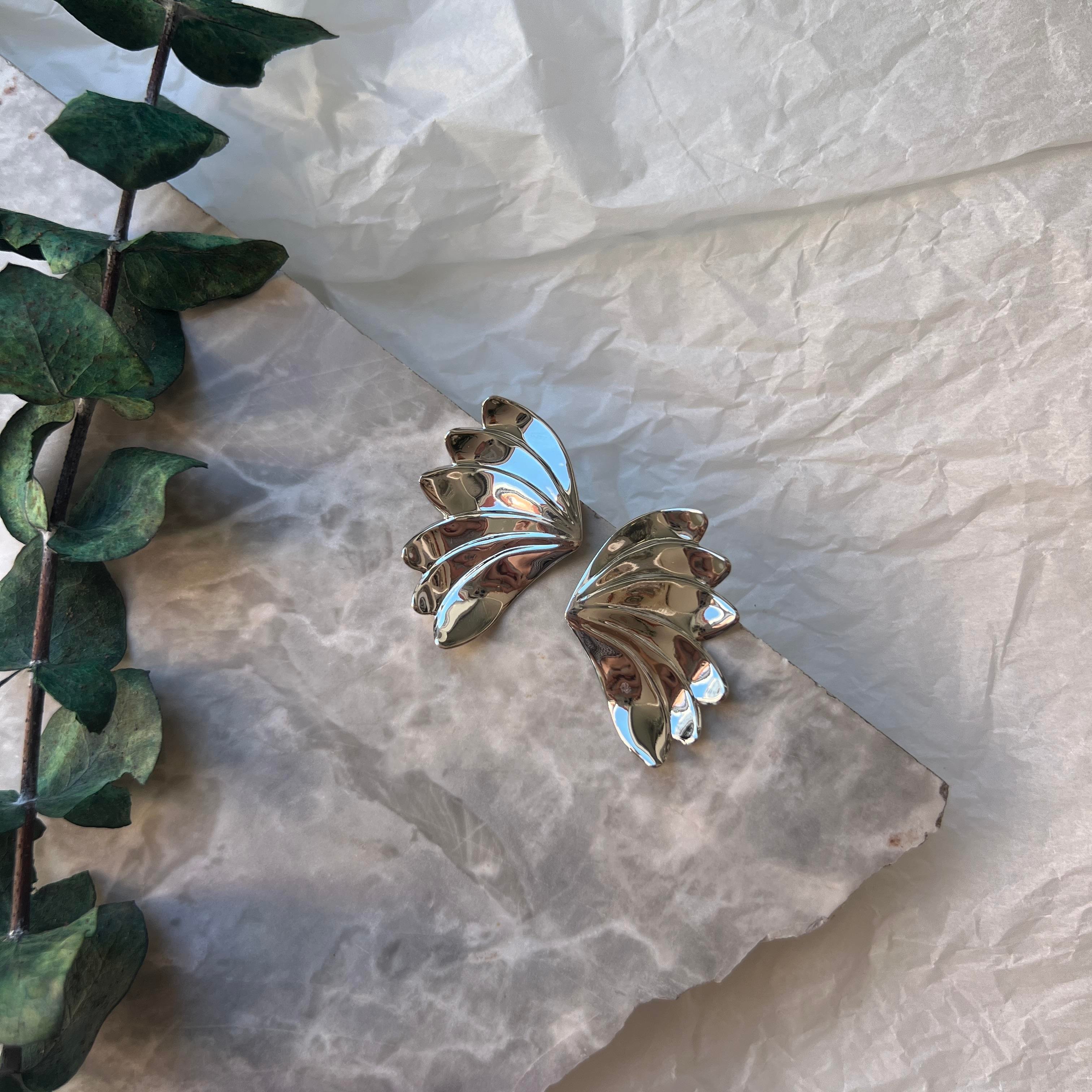 Silver Kanat Küpe