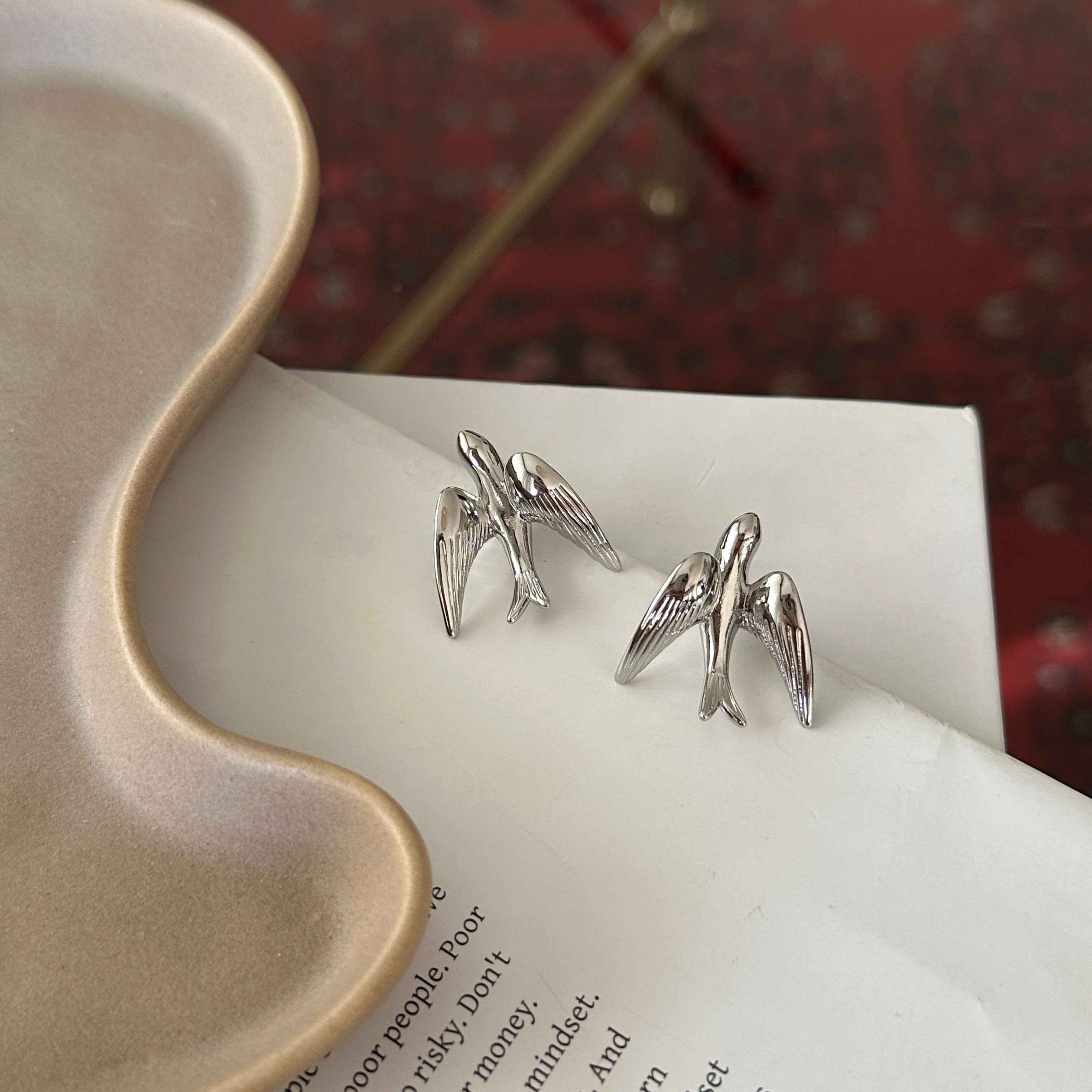 Silver Kırlangıç Küpe