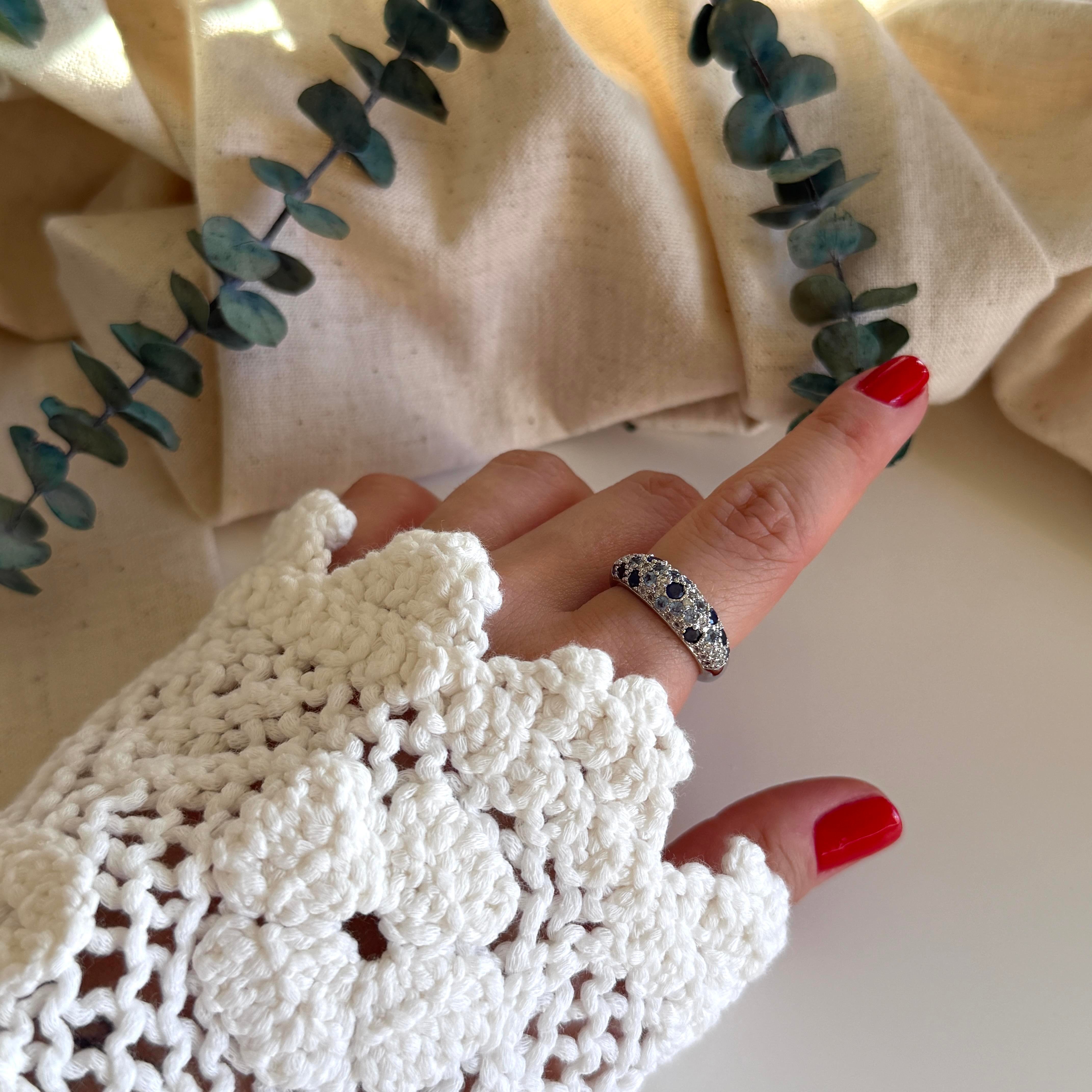 Silver Mavi Taşlı Yüzük