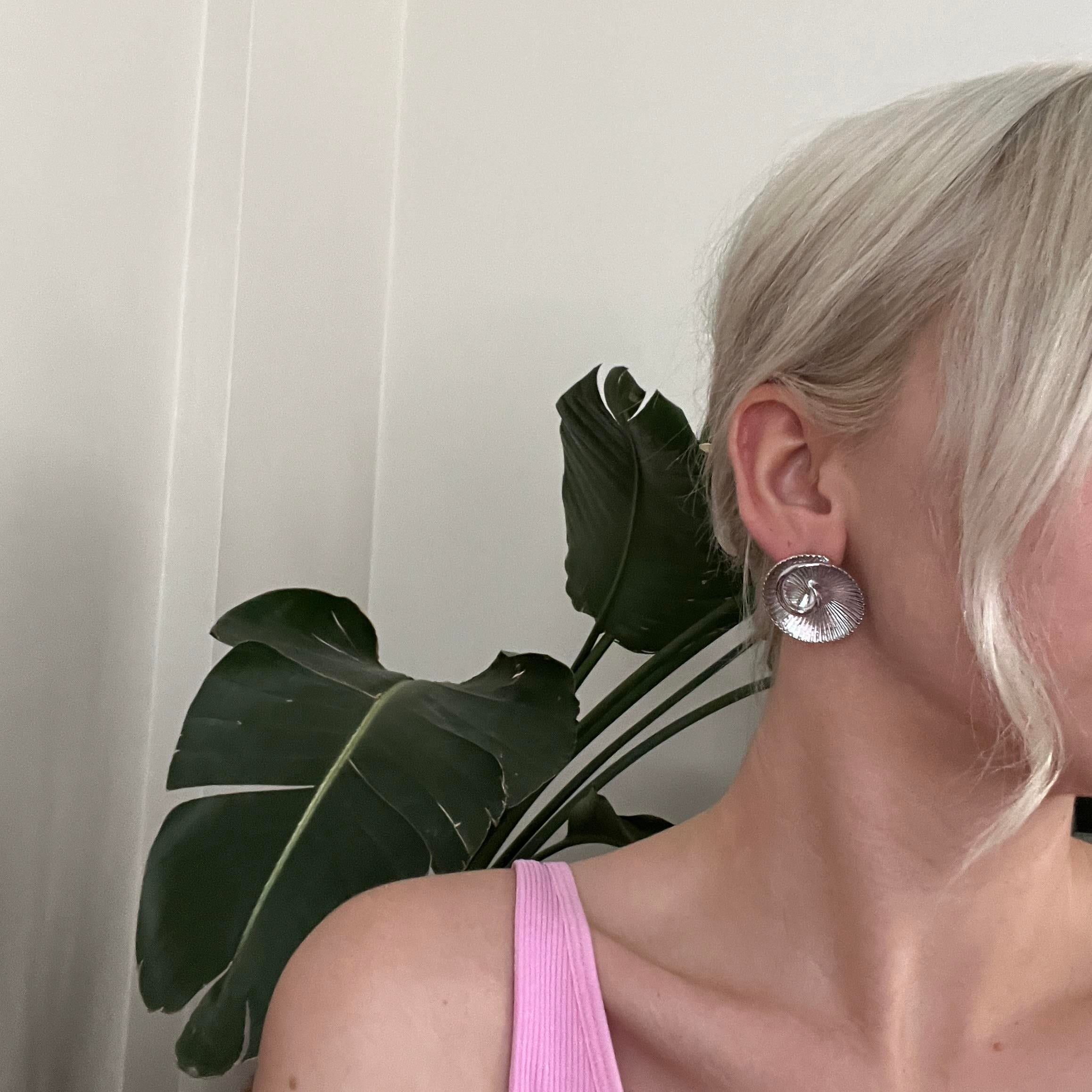 Silver Spiral Küpe