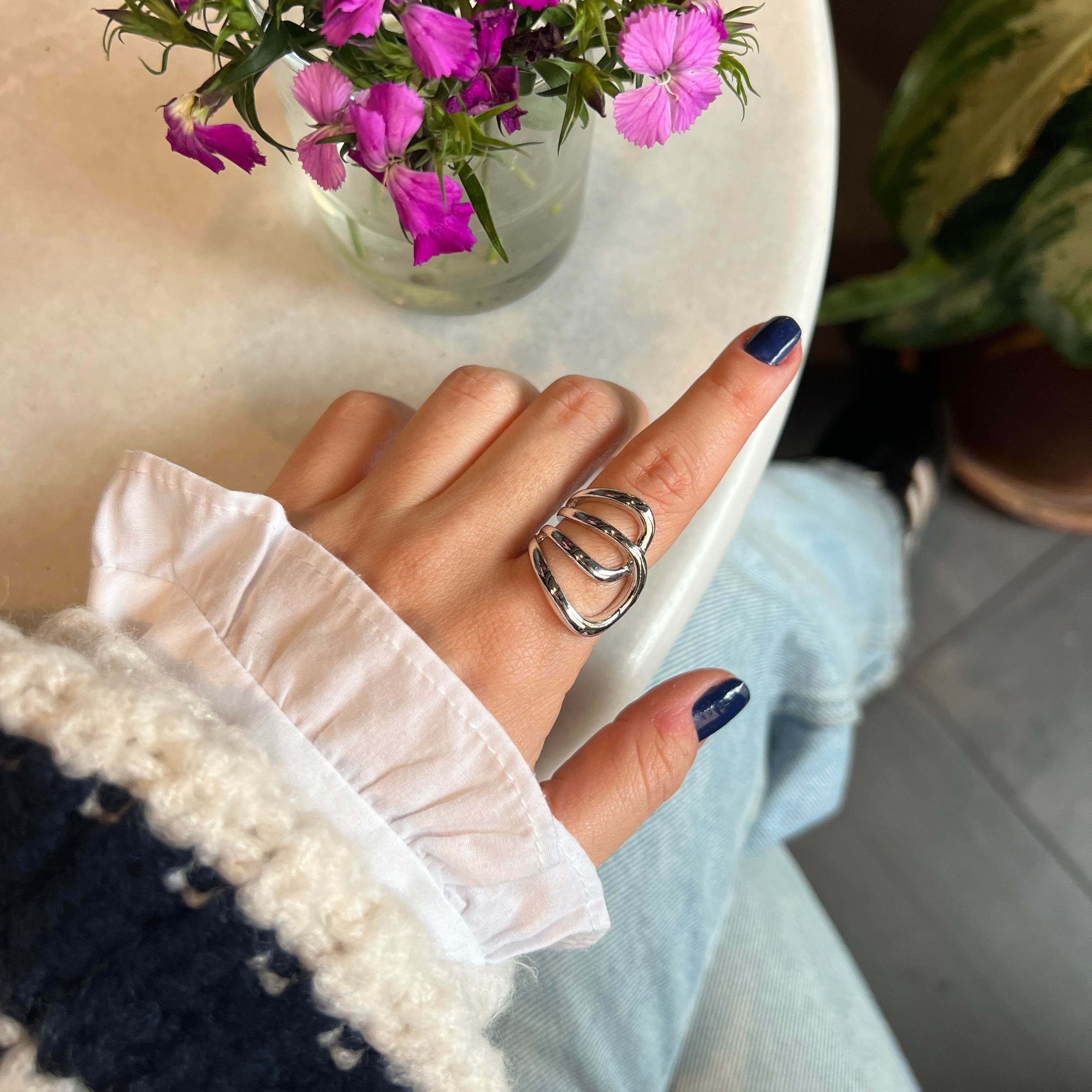 Silver Tasarım Yüzük