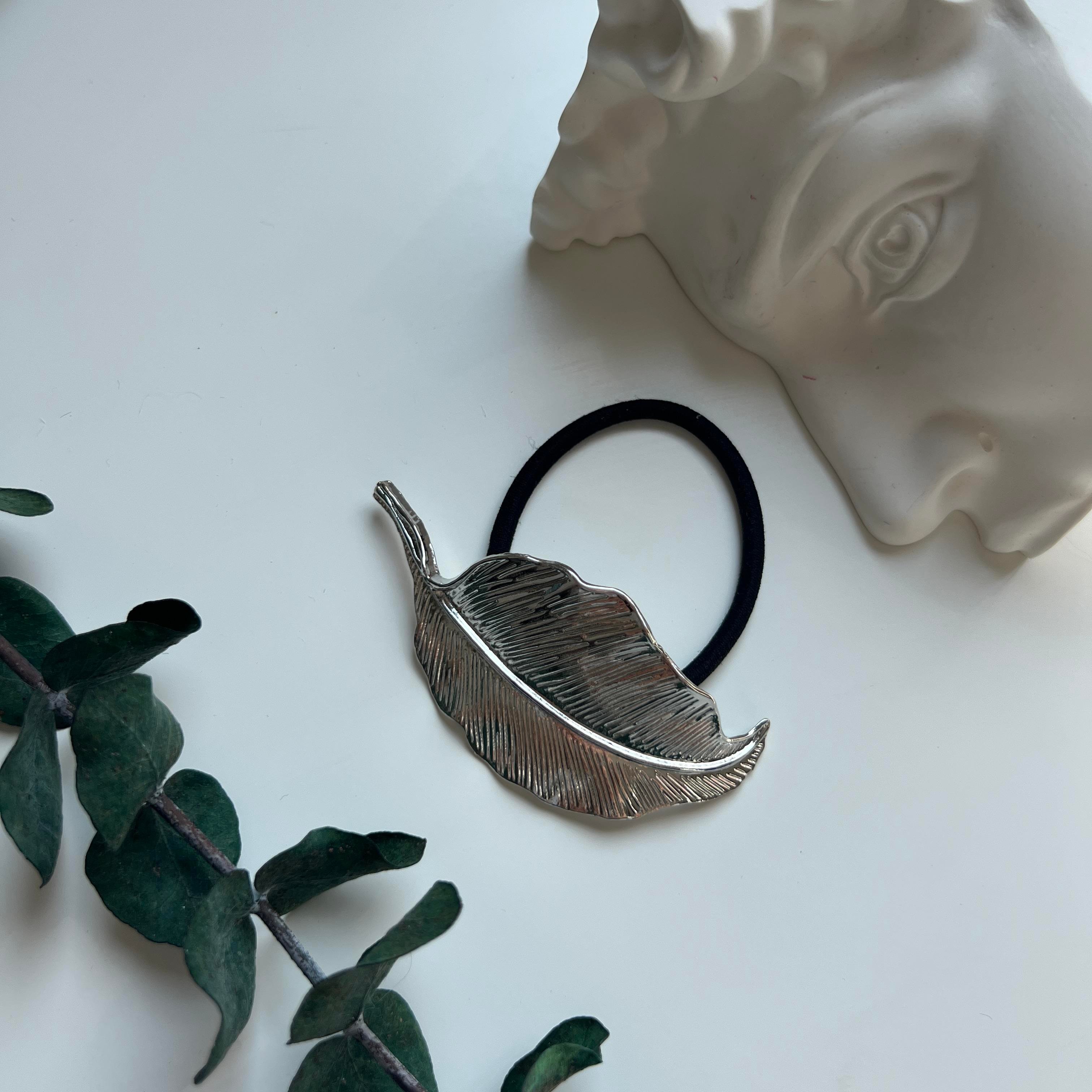 Silver Yaprak Lastik Toka