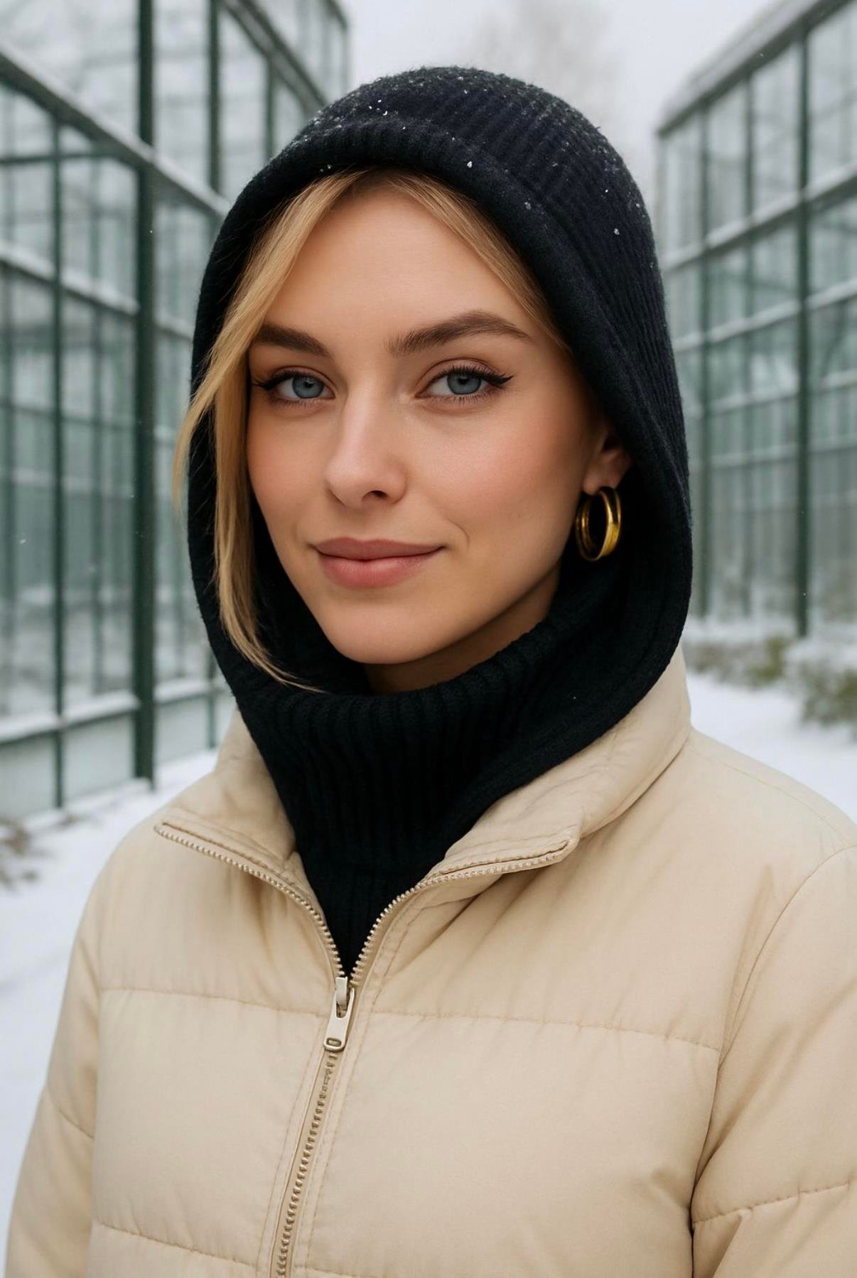 Siyah Balaclava Bere