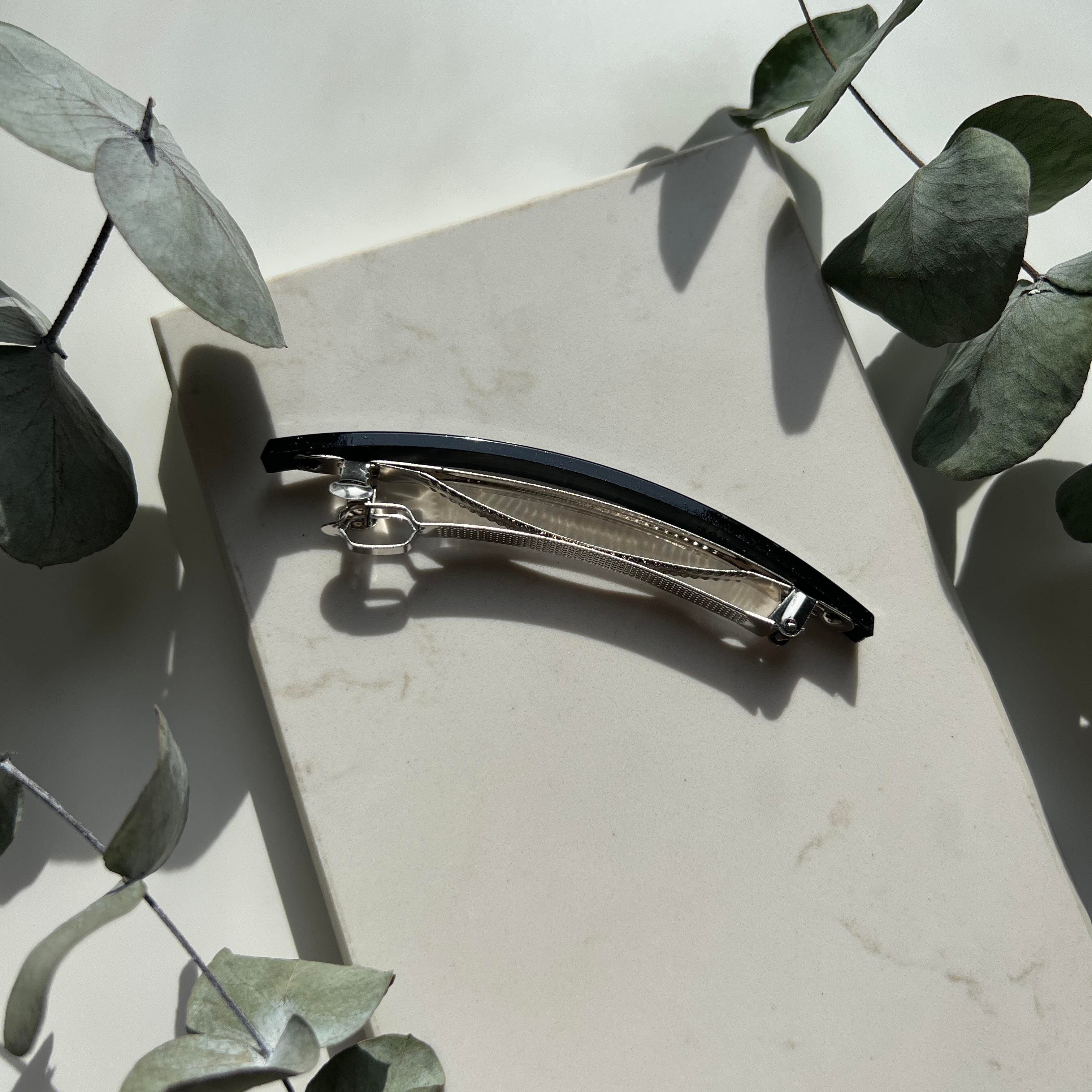 Siyah İnce Otomatik Toka