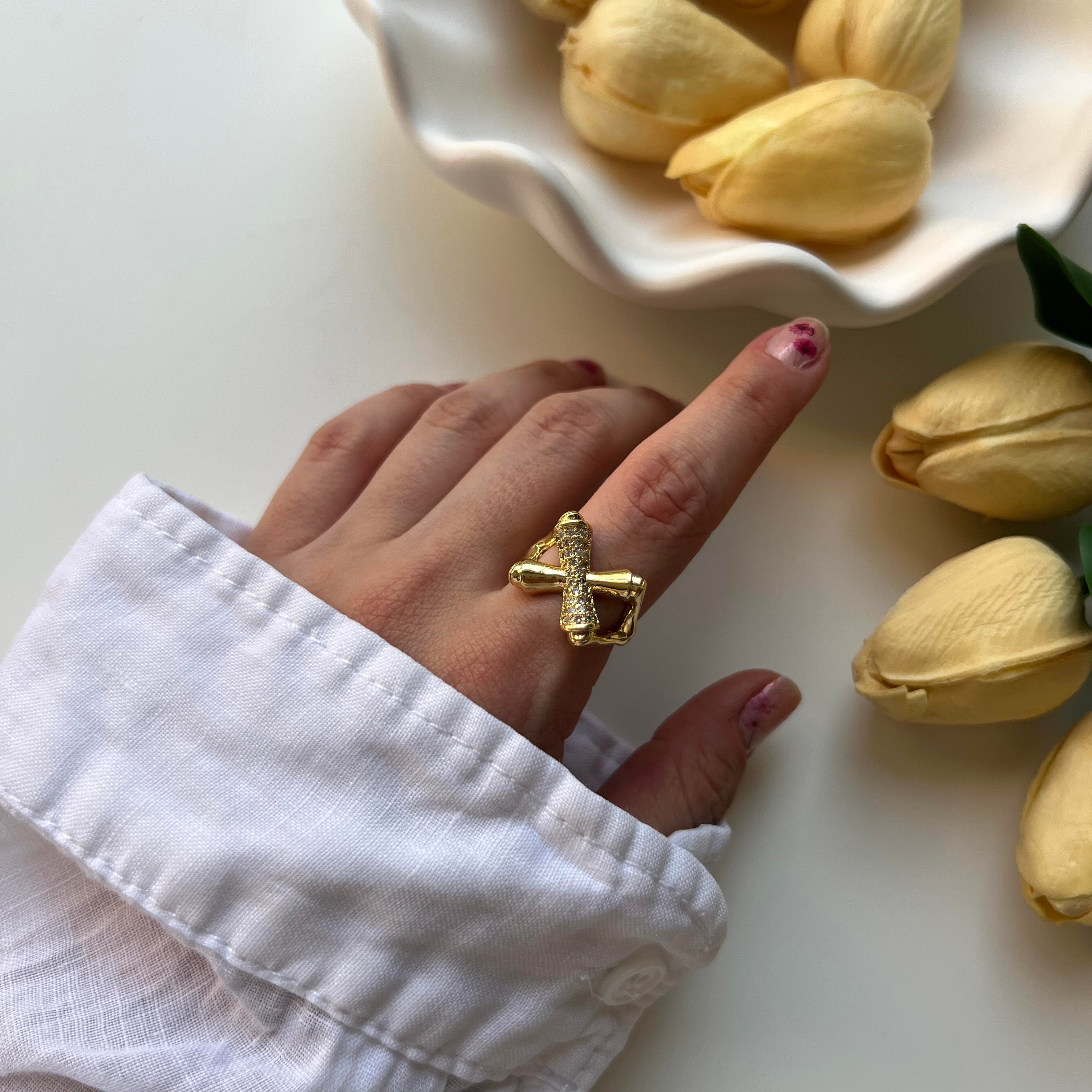 Taşlı Kemik Yüzük