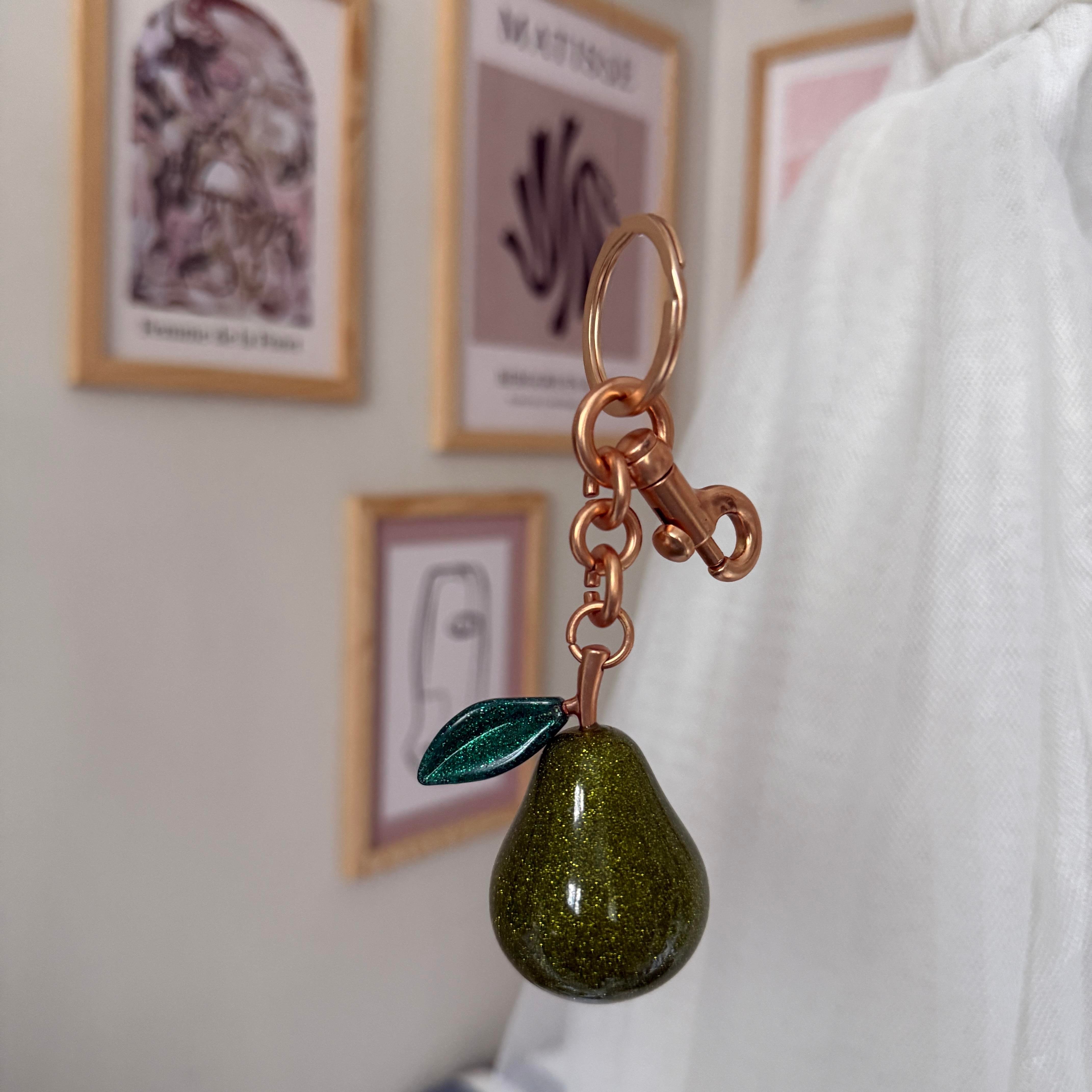 Yeşil Armut Çanta Aksesuarı&Anahtarlık