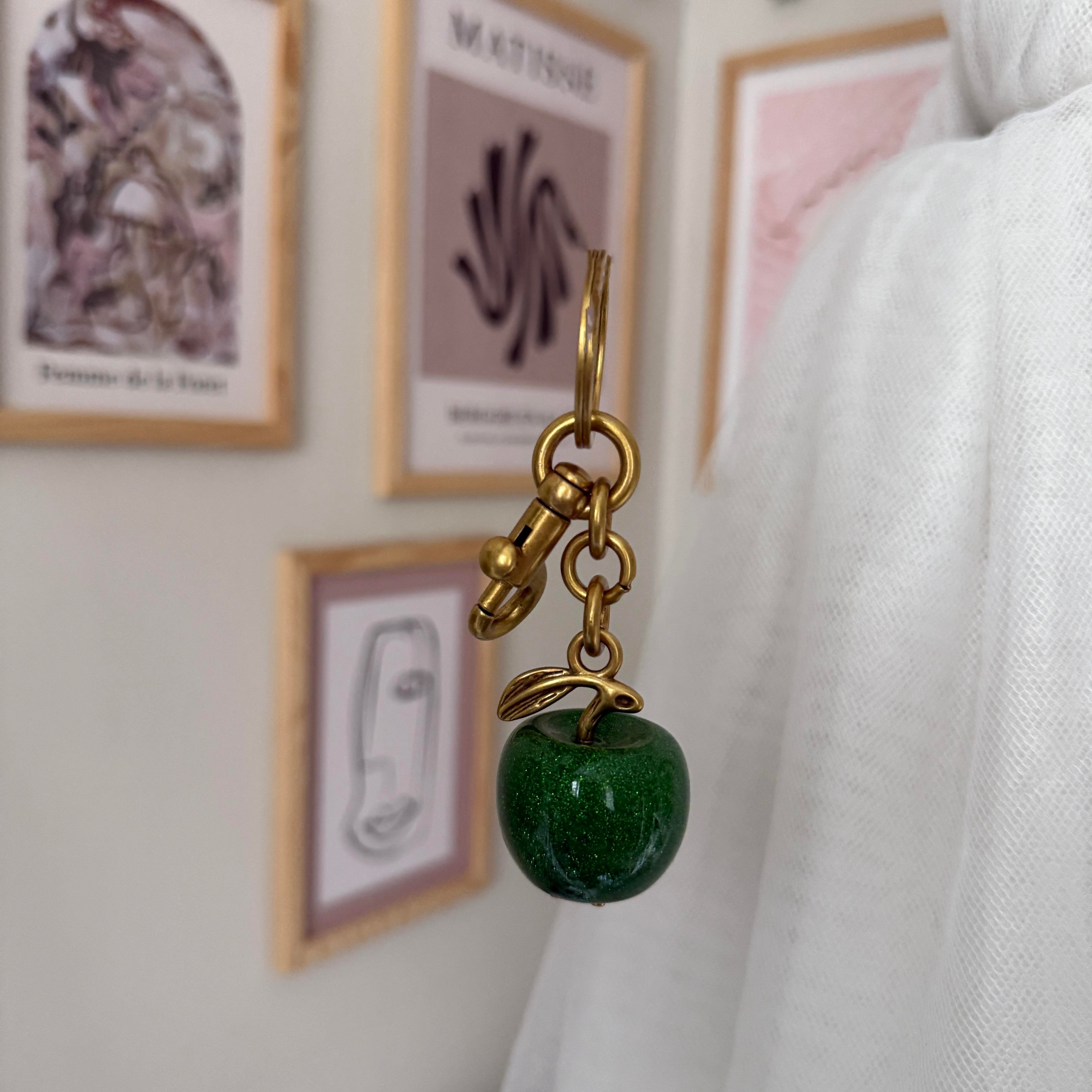 Yeşil Elma Çanta Aksesuarı&Anahtarlık