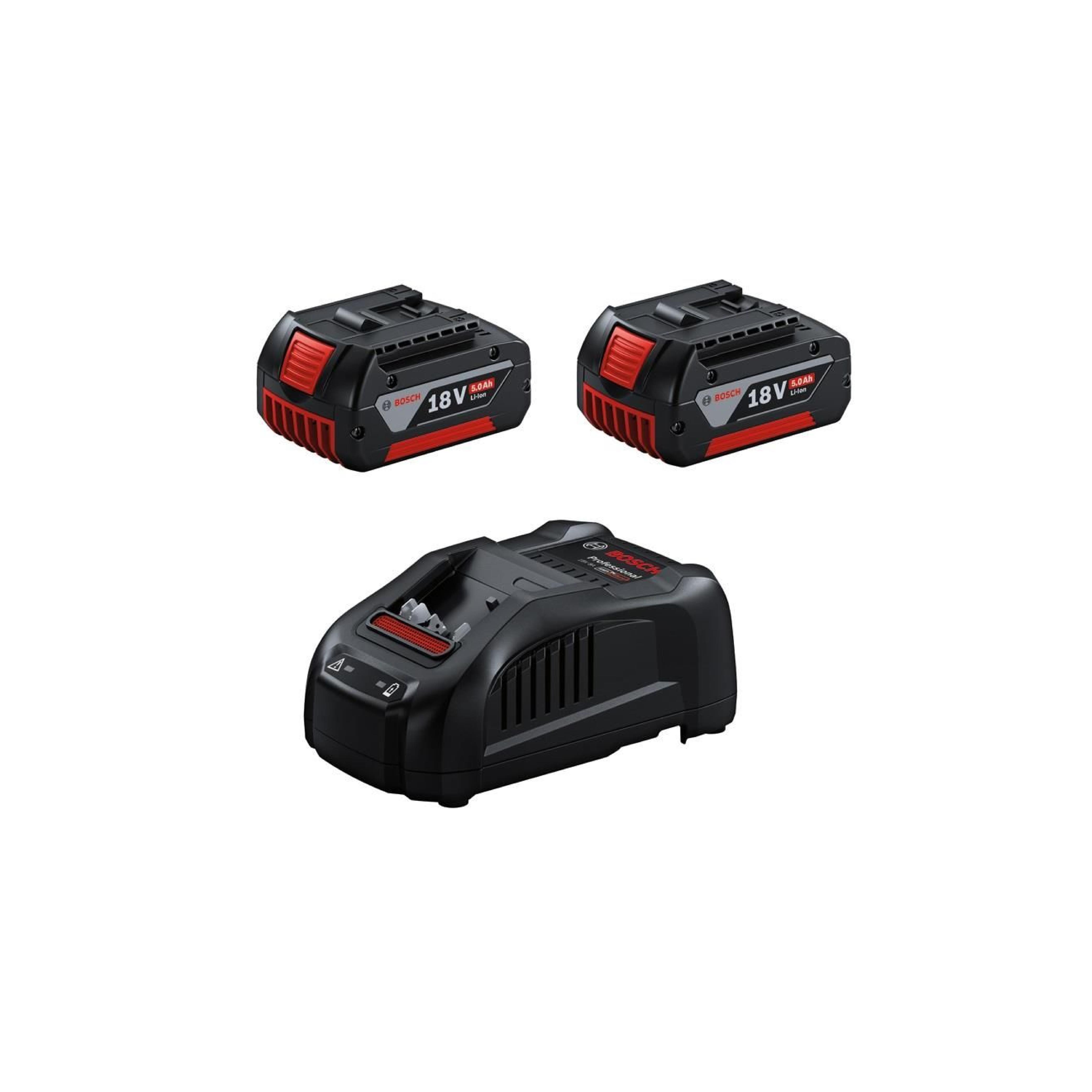 BOSCH 2X18V5.0 AH+GAL1880CV ŞARJ CİHAZI VE AKÜ