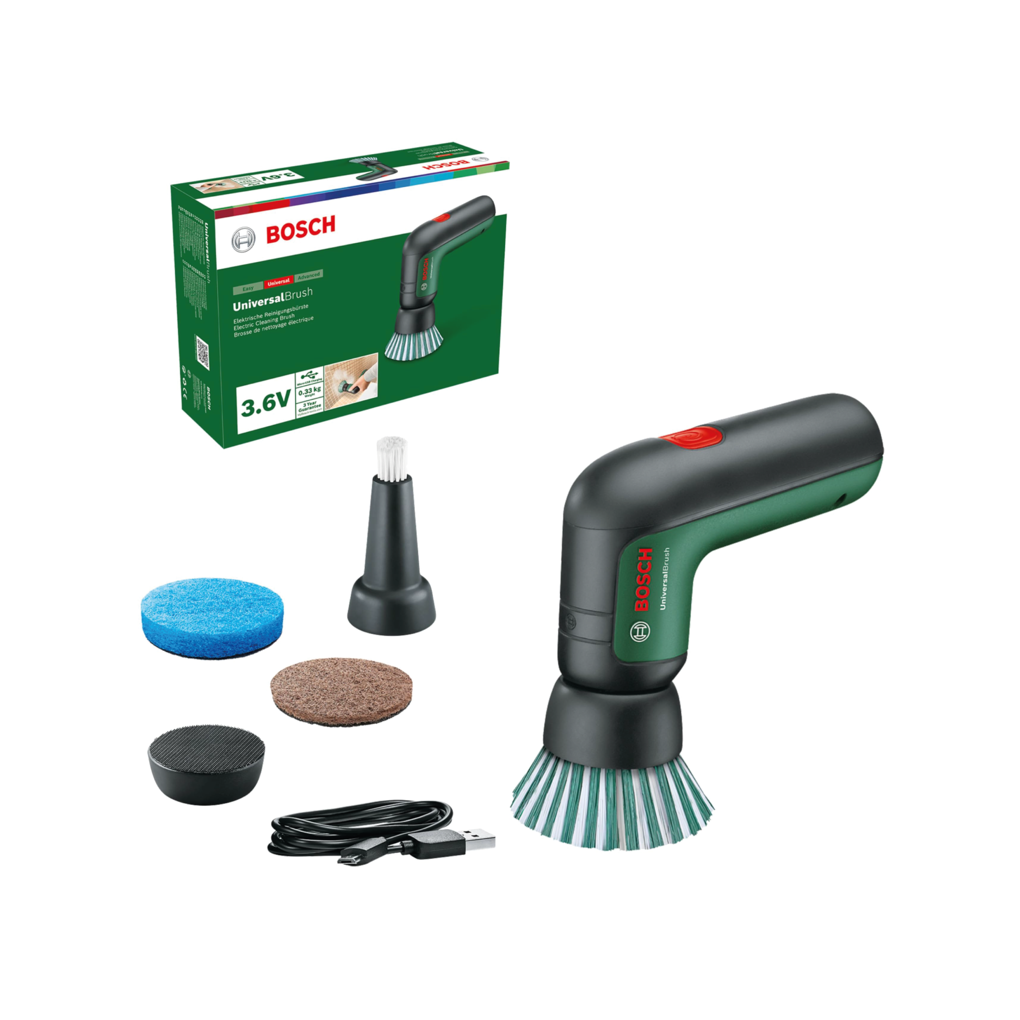 Bosch Universal Brush 3.6V -  Akülü Çok Amaçlı Temizleme Fırçası