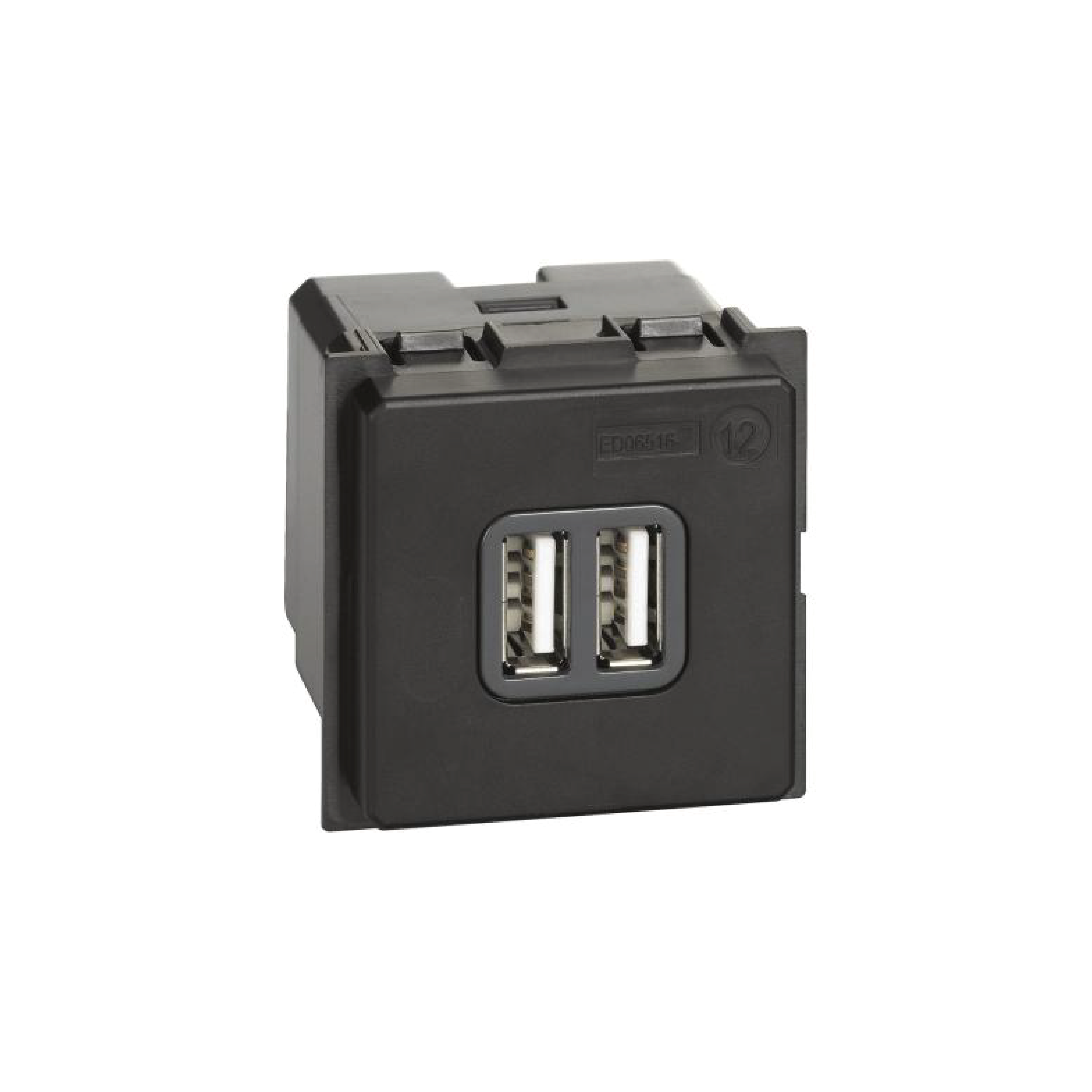 BTİCİNO - A Tipi USB Şarj Prizi, 3A, 230V~/5VDC, Mekanizma, 2M