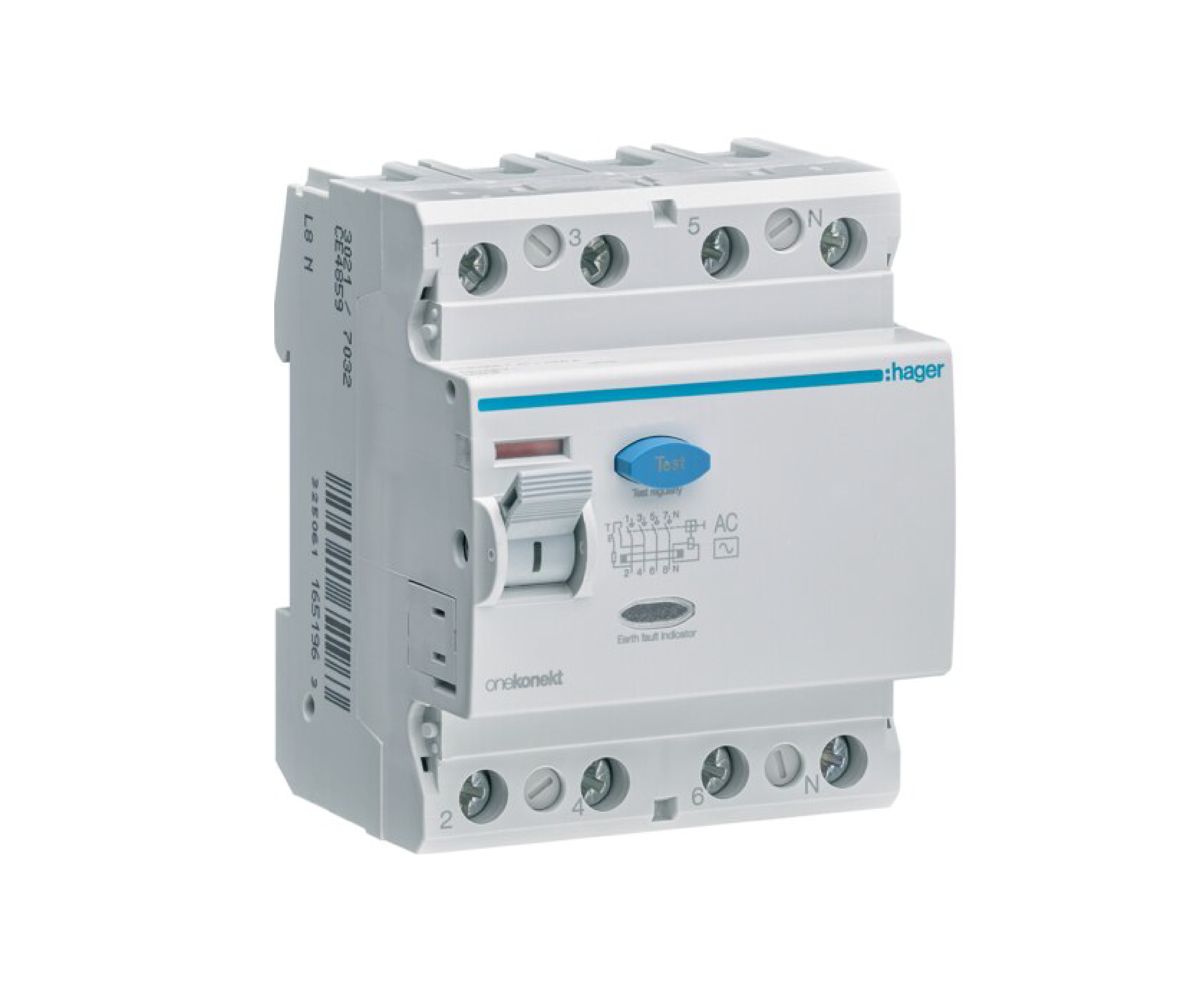 RCCB 4P 100A/30mA AC