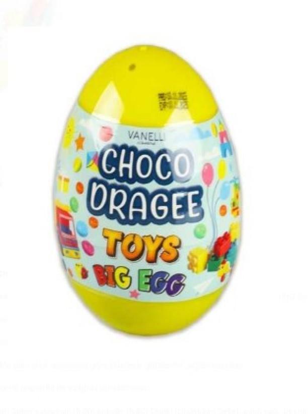 CHOCO DRAGEE Drajeli Oyuncaklı Yumurta(1 ADET)
