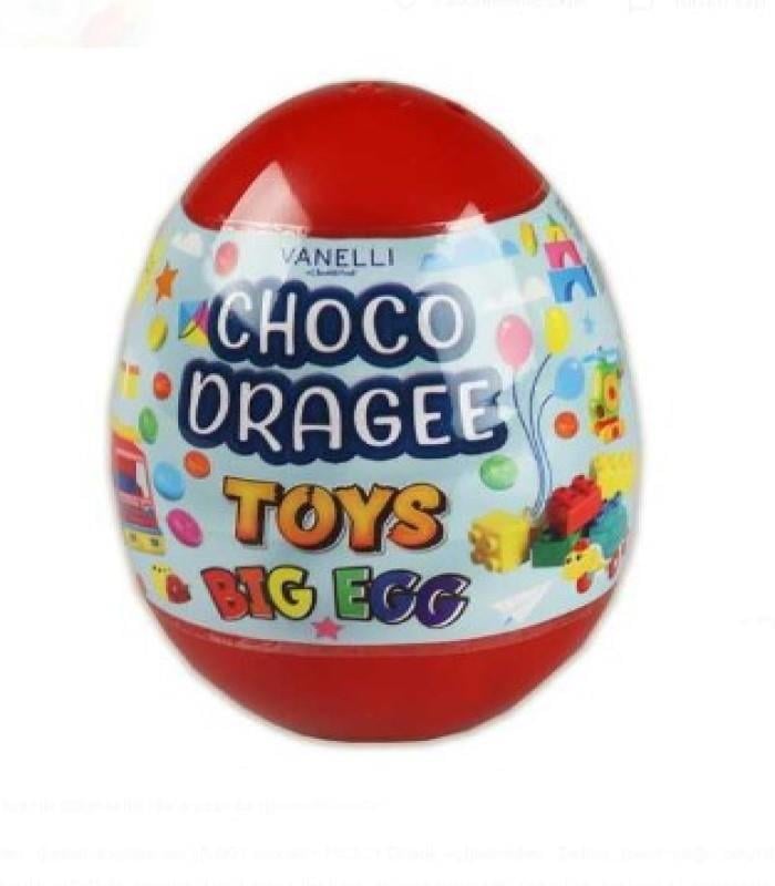 CHOCO DRAGEE Drajeli Oyuncaklı Yumurta(1 ADET)