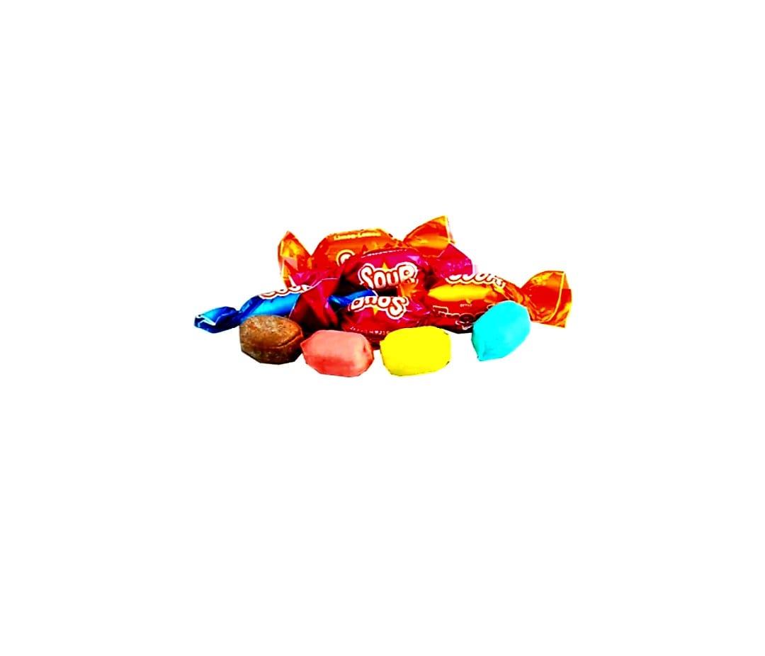 TOFFE GARDEN SOUR sour filled soft candy - jar
