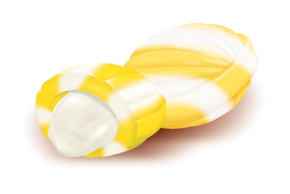FRUIT GARDEN DOUBLE Milky Filling Candy with assorted flavour - jar
