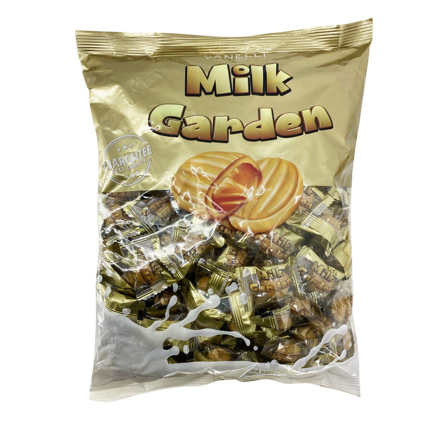 MILK GARDEN Karamel Dolgulu Sütlü Sert Şeker - poşet