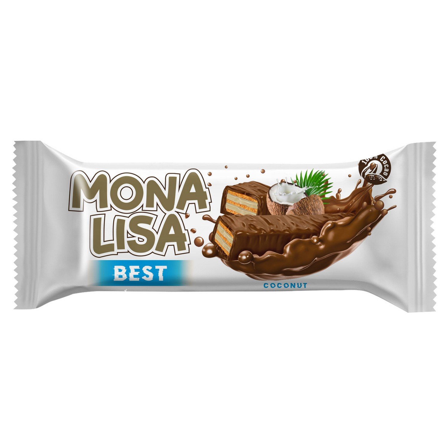 MONA LISA BEST Sütlü Çikolata Kaplı Hindistan Cevizli Gofret