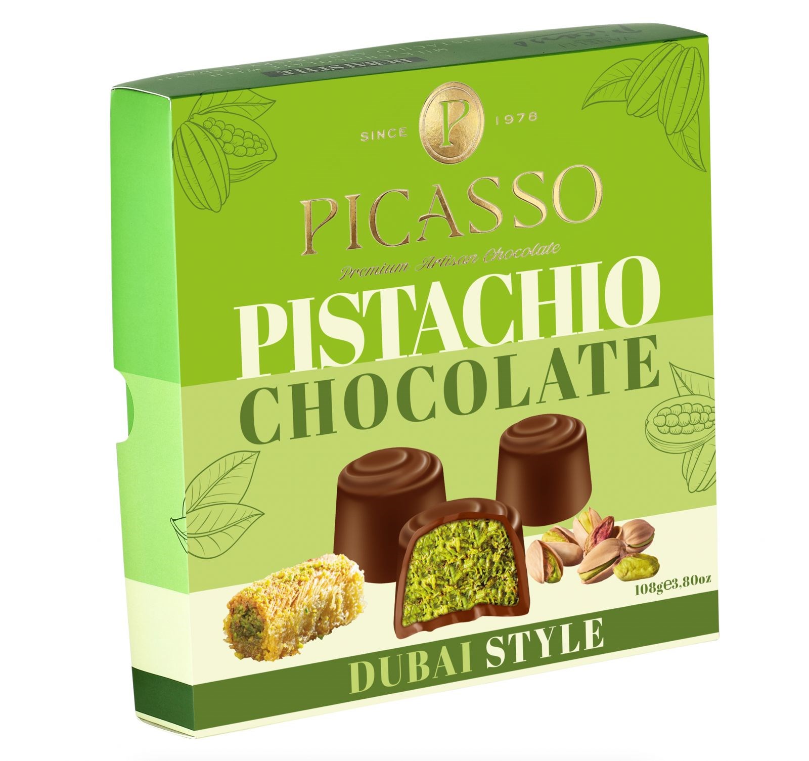 PICASSO Pistachio Gift Dubai Chocolate