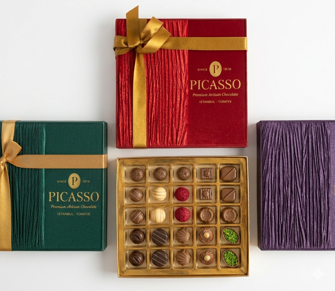 PICASSO Fantezi Kutu Hediyelik Spesiyal Çikolata - 330GR