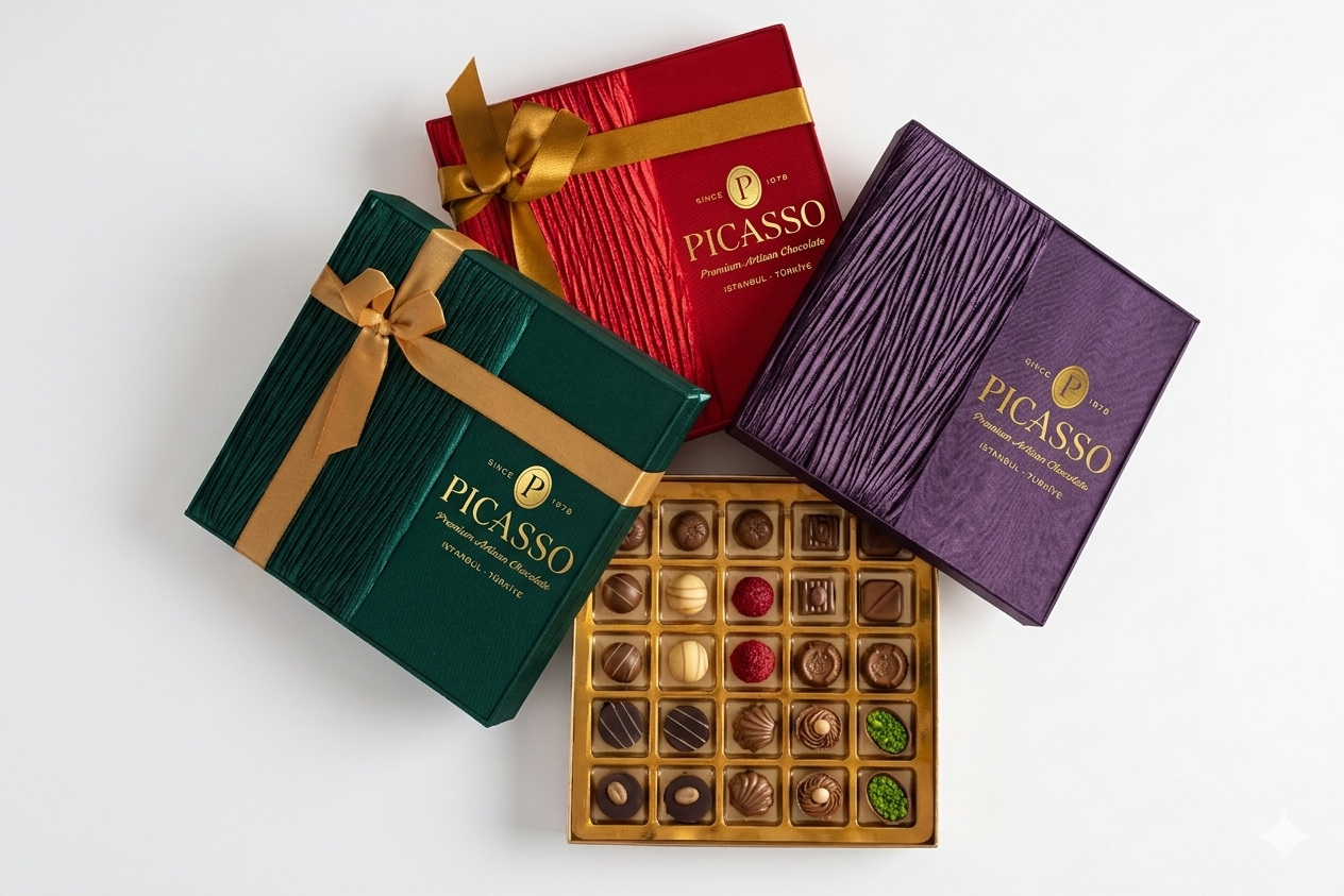 PICASSO Fantezi Kutu Hediyelik Spesiyal Çikolata - 330GR