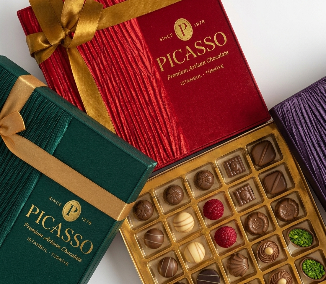 PICASSO Fantezi Kutu Hediyelik Spesiyal Çikolata - 330GR