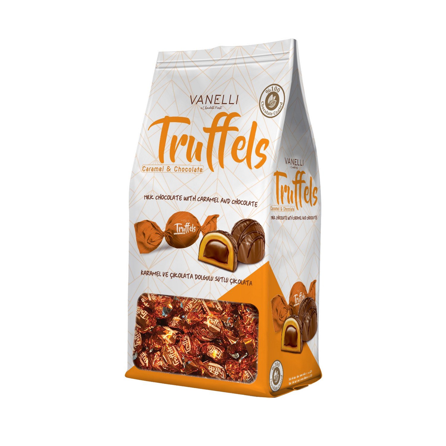 TRUFFELS Karamel Ve Çikolata Dolgulu Sütlü Çikolata