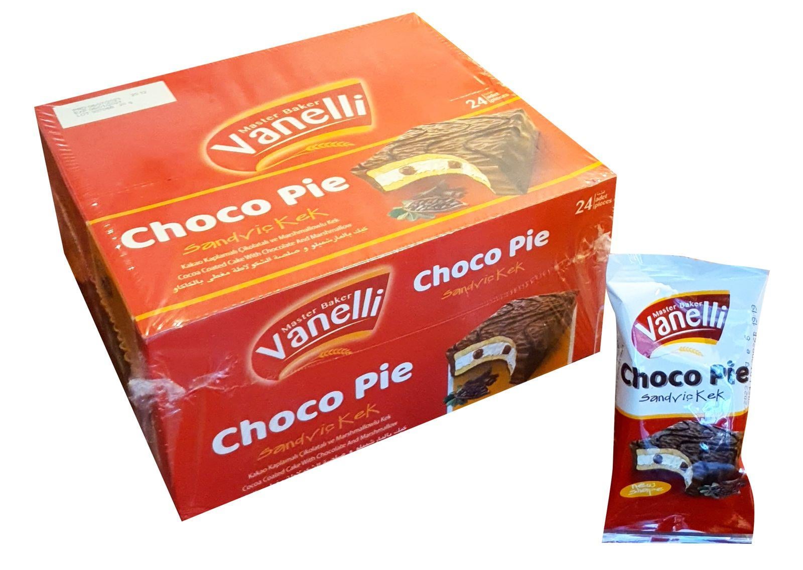 VANELLİ CHOCO-PIE Çikolatalı Marshmelow Kek 35GR (1 KUTU)