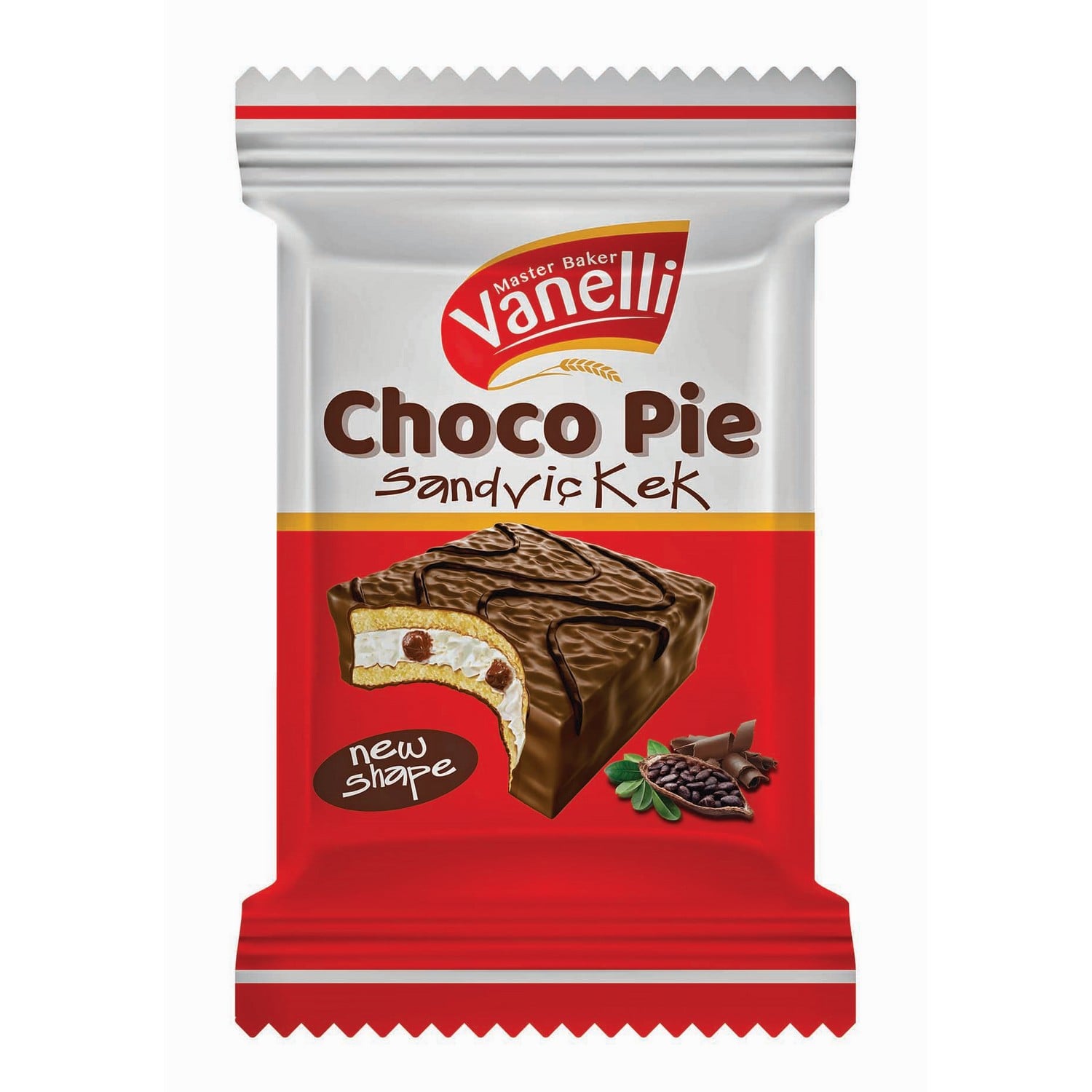 VANELLİ CHOCO-PIE Kakao Kaplamalı Marshmelow Kek