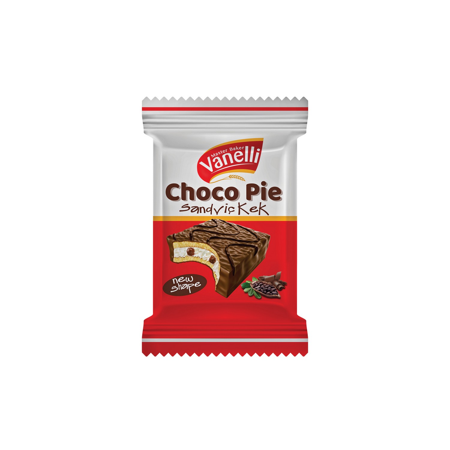 VANELLİ CHOCO-PIE Kakao Kaplamalı Marshmelow Kek