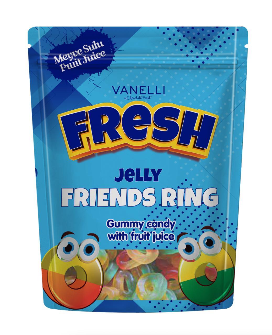 VANELLİ Fresh Jelly Yumuşak Şeker- Rings 200 GR