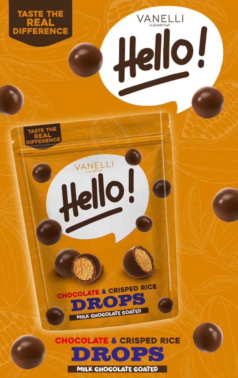 VANELLI Hello! Drops Crispy Rice Mix 100gr