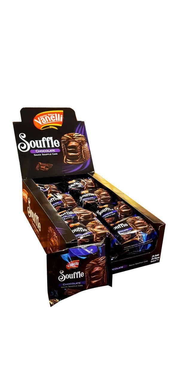 VANELLİ SOUFFLE Çikolatalı Sufle Kek 50GR*24 ADET