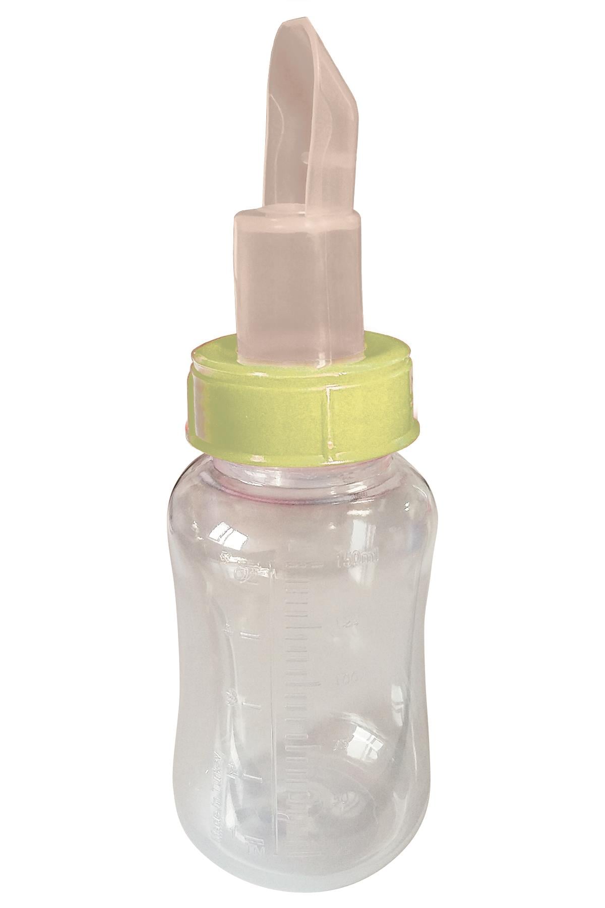 Kaşık Biberon EDAY  EASYCUP Geliştirilmiş Sarı Kapak Kaşık Biberon 150ML - Aynı Gün Kargo