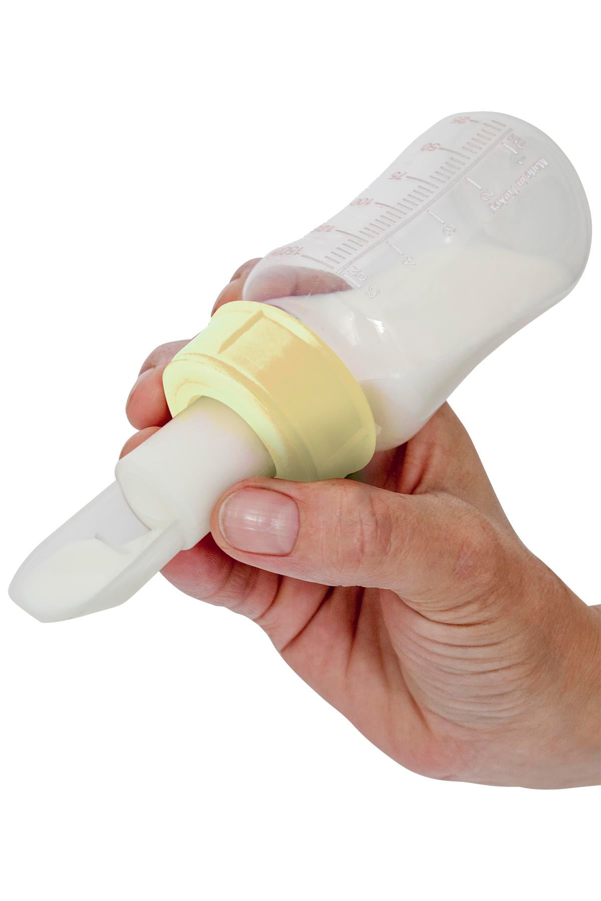 Kaşık Biberon EDAY  EASYCUP Geliştirilmiş Sarı Kapak Kaşık Biberon 150ML - Aynı Gün Kargo