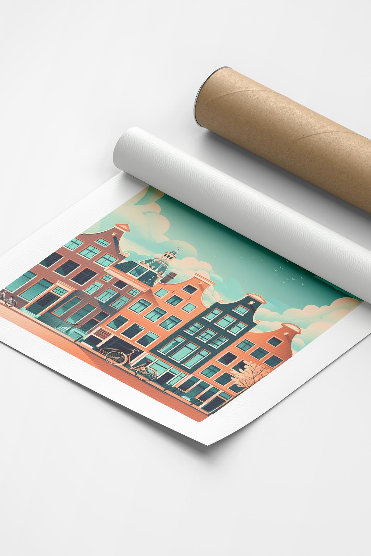 Amsterdam | Şehir Posteri