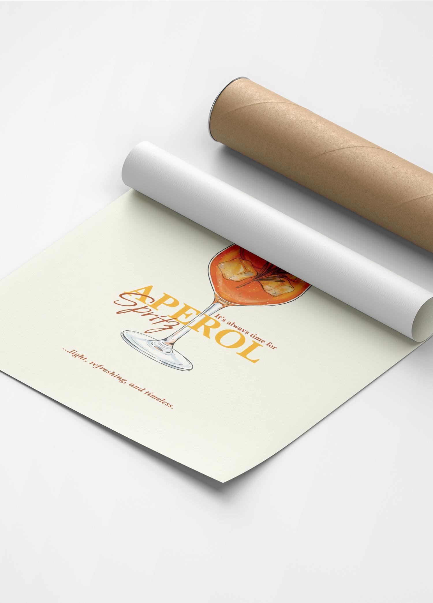 Aperol Spritz Kokteyl Posteri