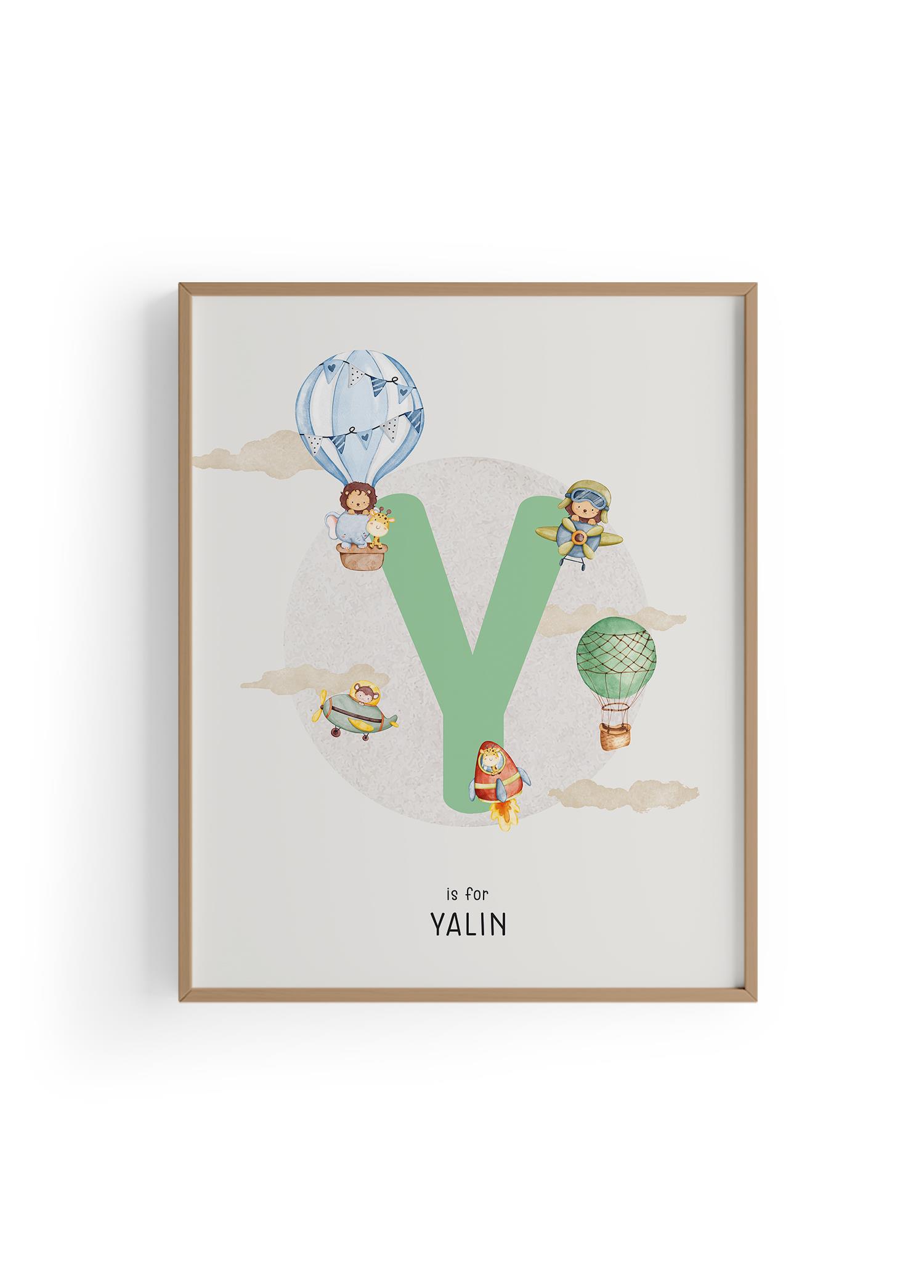 Baby Boy Letter | Çocuk Odası Tablo