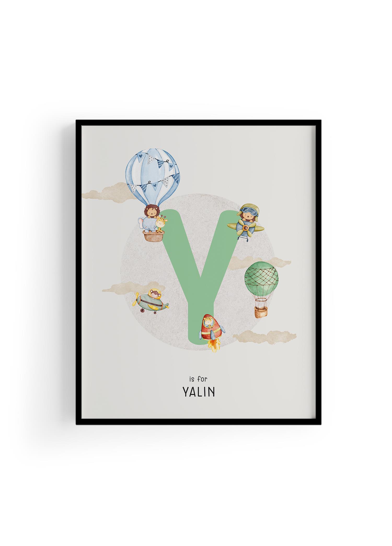 Baby Boy Letter | Çocuk Odası Tablo